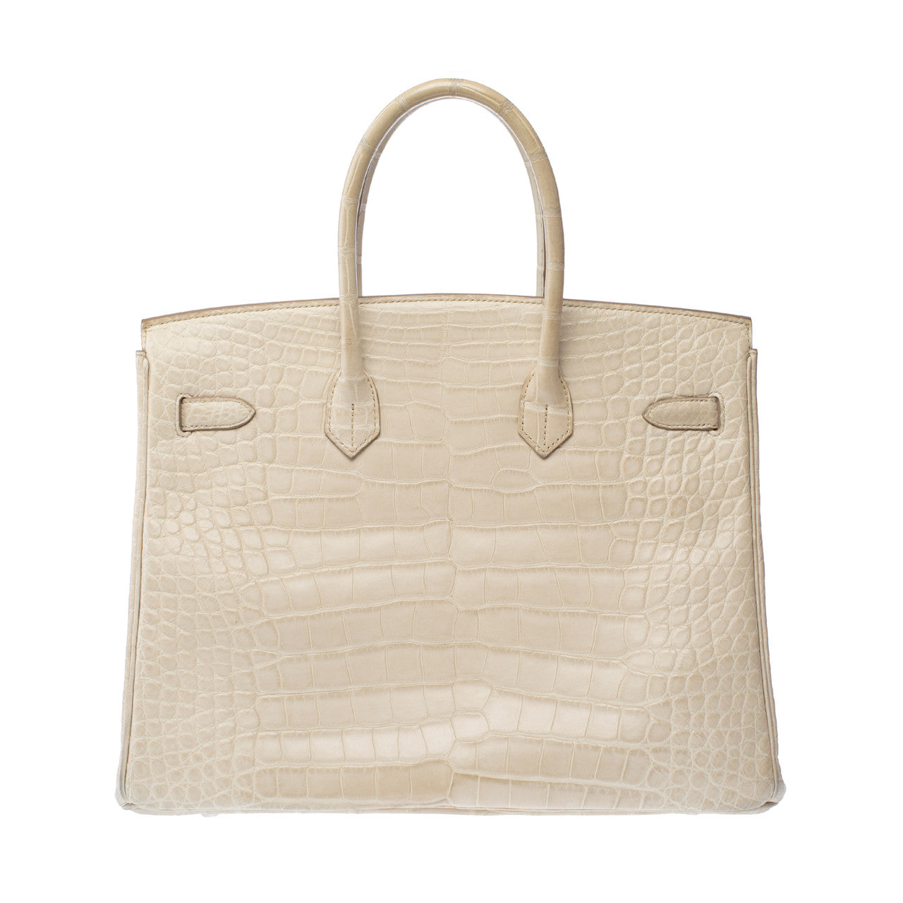 Sac HERMES Birkin 35 en Cuirs exotiques Beige - 103087