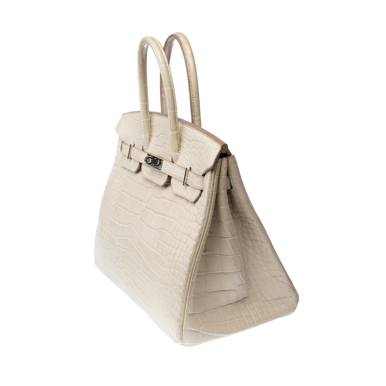 Sac HERMES Birkin 35 en Cuirs exotiques Beige - 103087