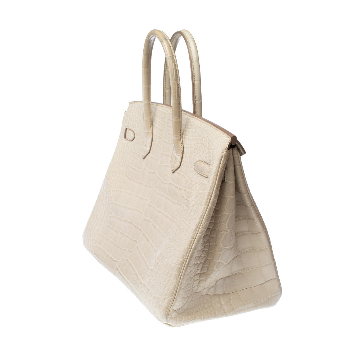 Sac HERMES Birkin 35 en Cuirs exotiques Beige - 103087