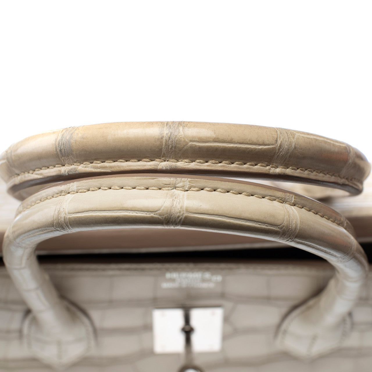 Sac HERMES Birkin 35 en Cuirs exotiques Beige - 103087