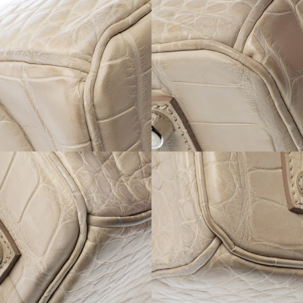 Sac HERMES Birkin 35 en Cuirs exotiques Beige - 103087