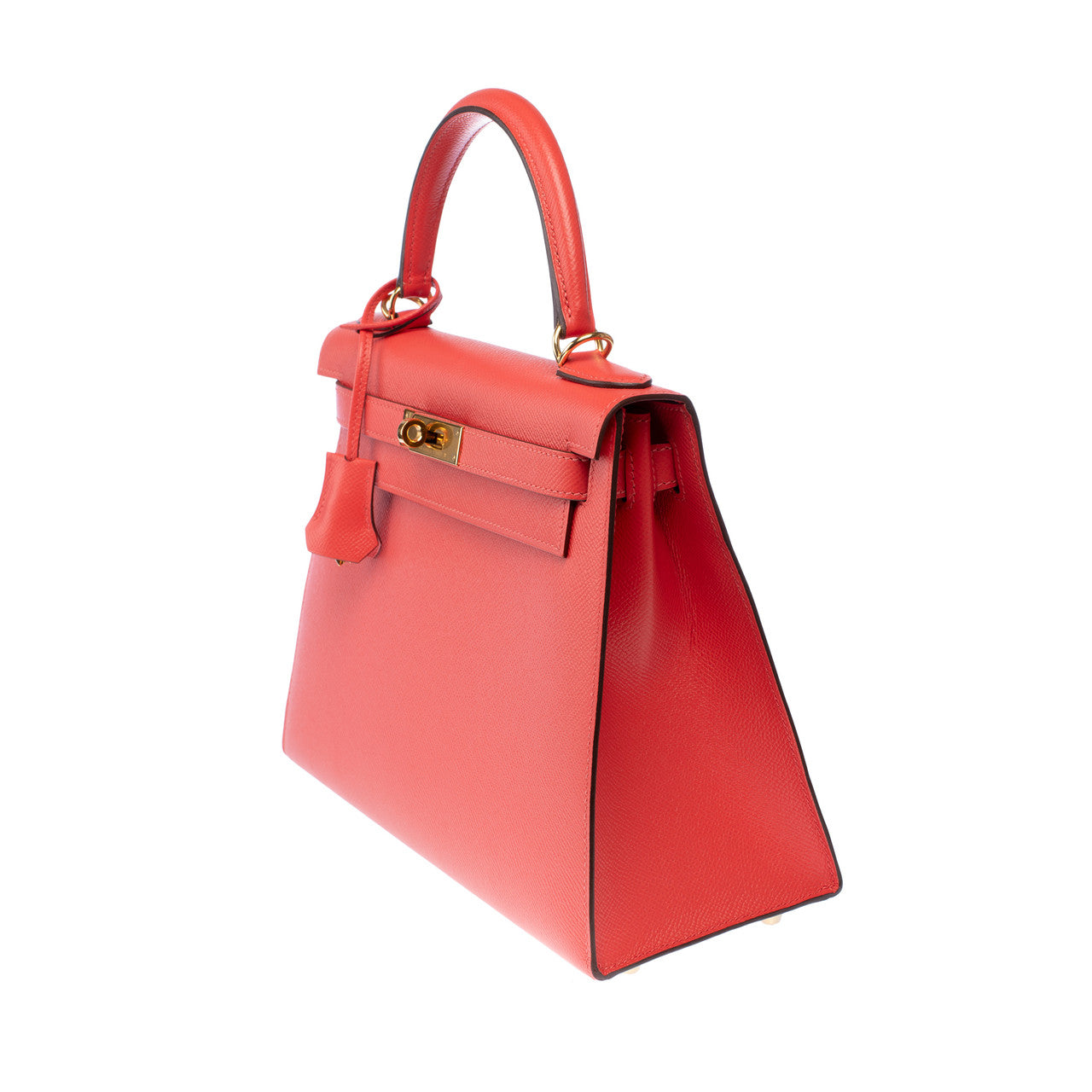 Sac HERMES Kelly 28 en Cuir Rose - 103086