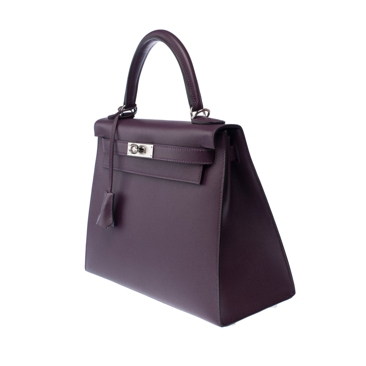 Sac HERMES Kelly 28 en Cuir Violet - 103085