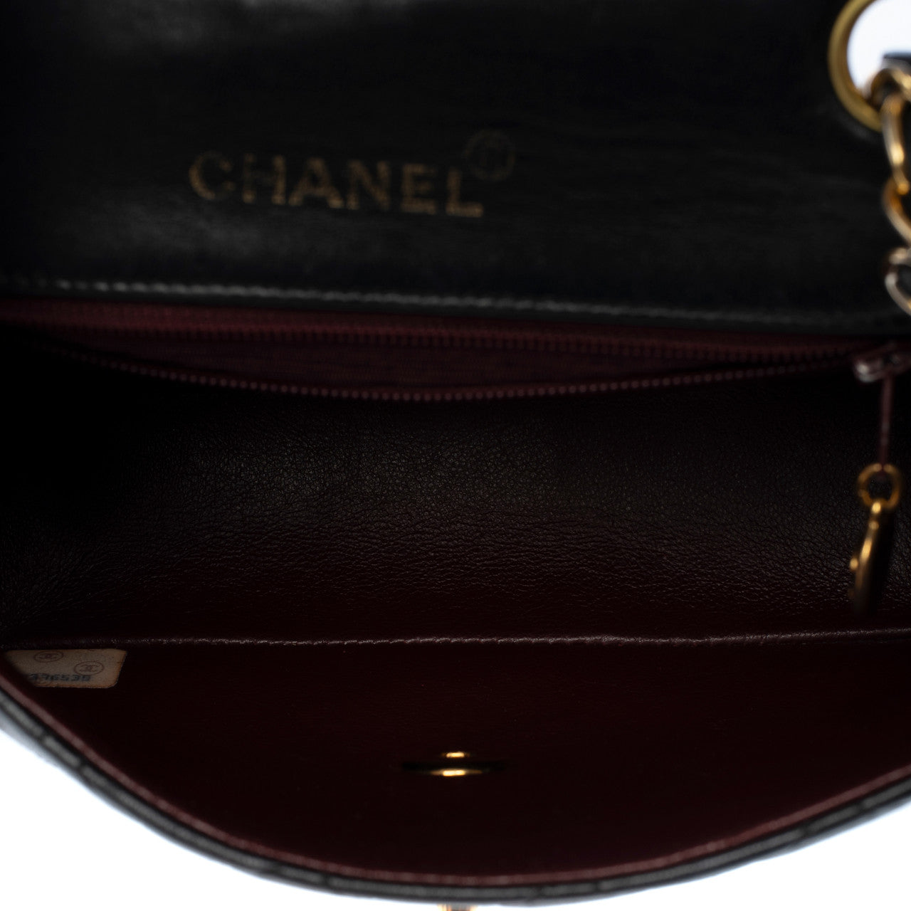 Sac CHANEL Timeless/Classique en Cuir Noir - 103055