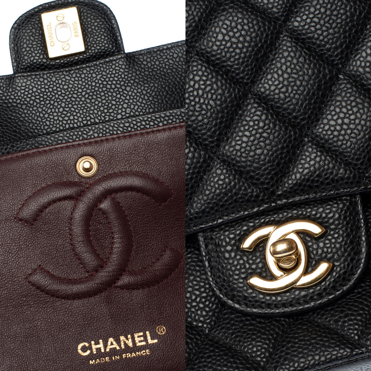 Sac CHANEL Timeless/Classique en Cuir Noir - 103108