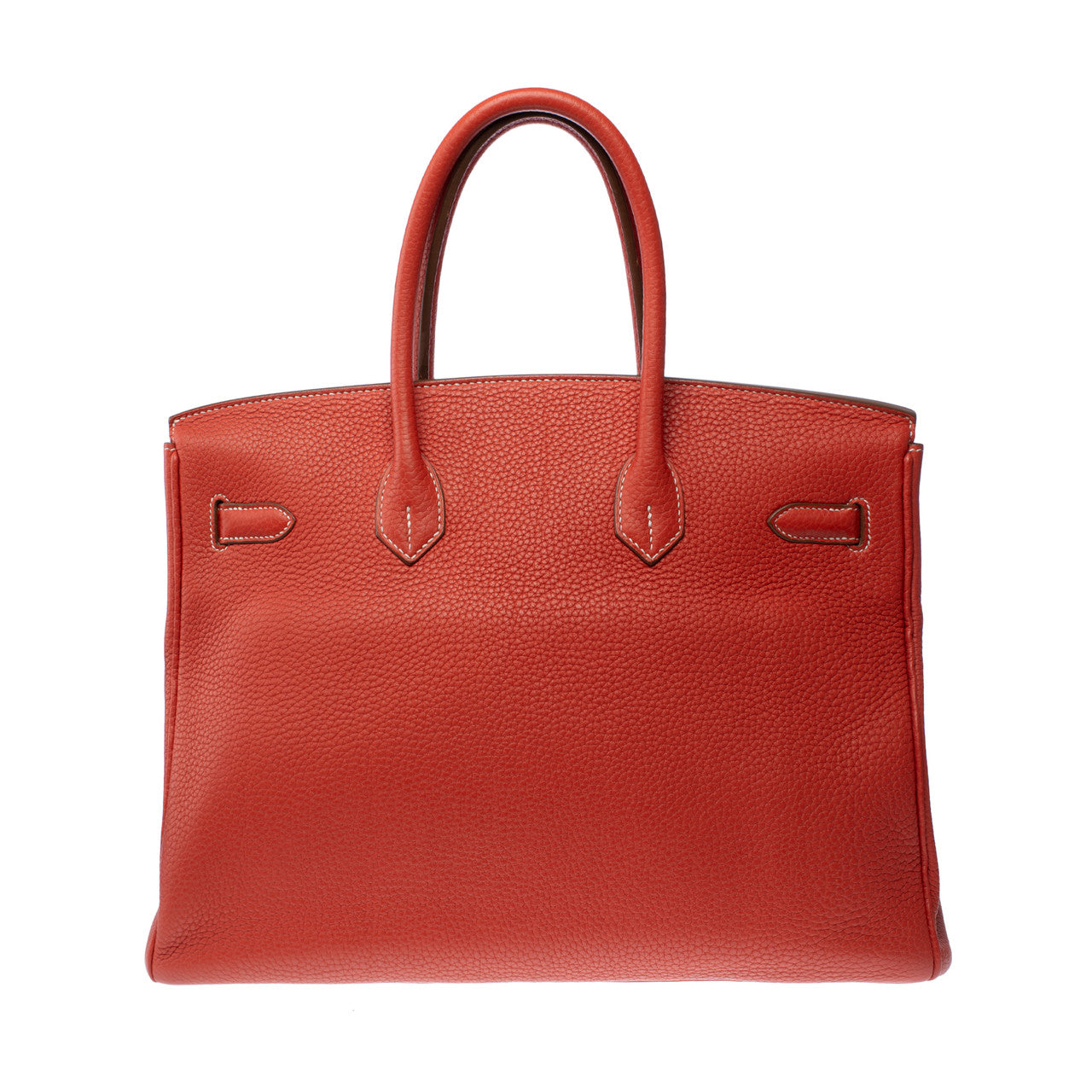 Sac HERMES Birkin 35 en Cuir Rouge - 103111