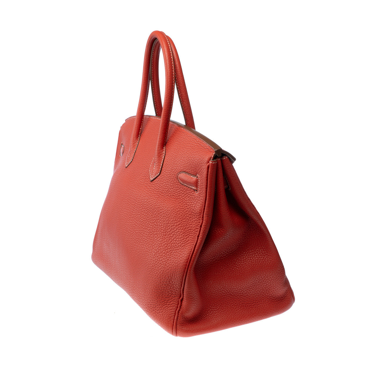 Sac HERMES Birkin 35 en Cuir Rouge - 103111