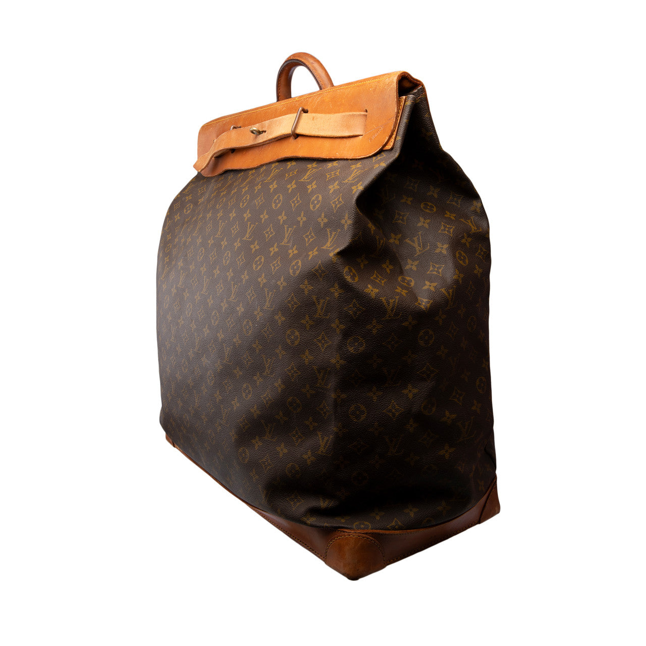 Sac LOUIS VUITTON Steamer en Toile Marron - 103089