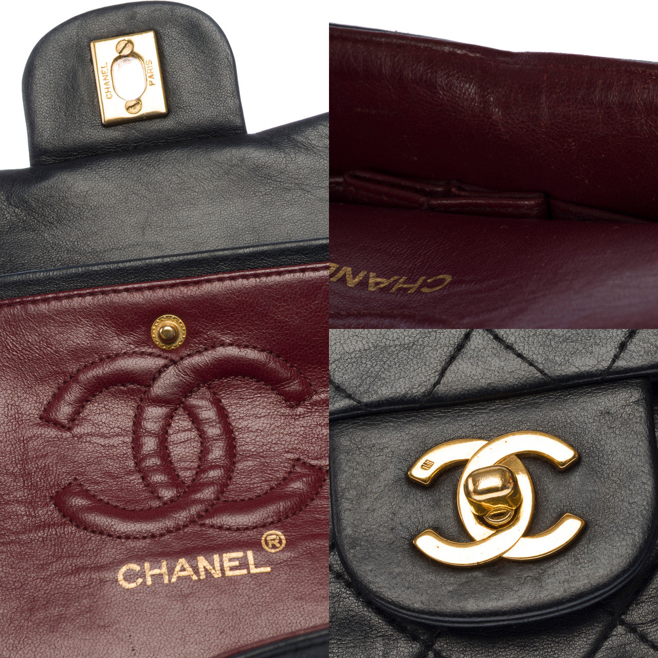 Sac CHANEL Timeless/Classique en Cuir Noir - 102936