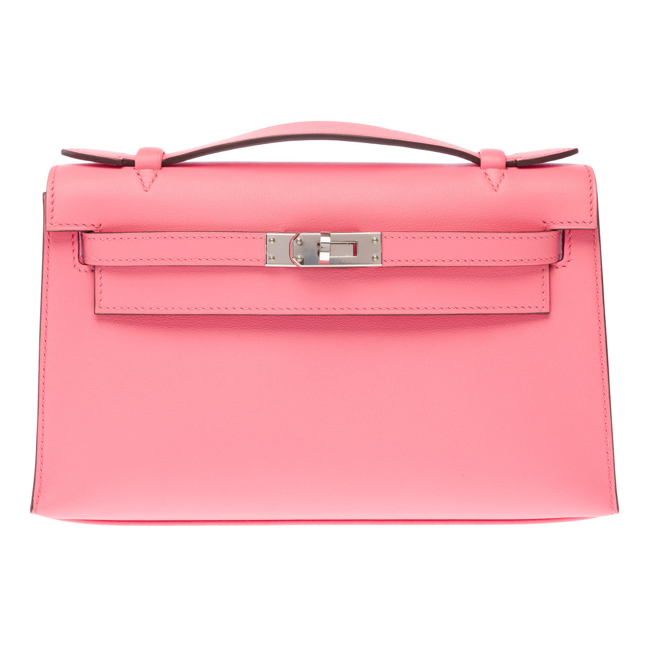 Sac HERMES Kelly Mini en Cuir Rose - 103132