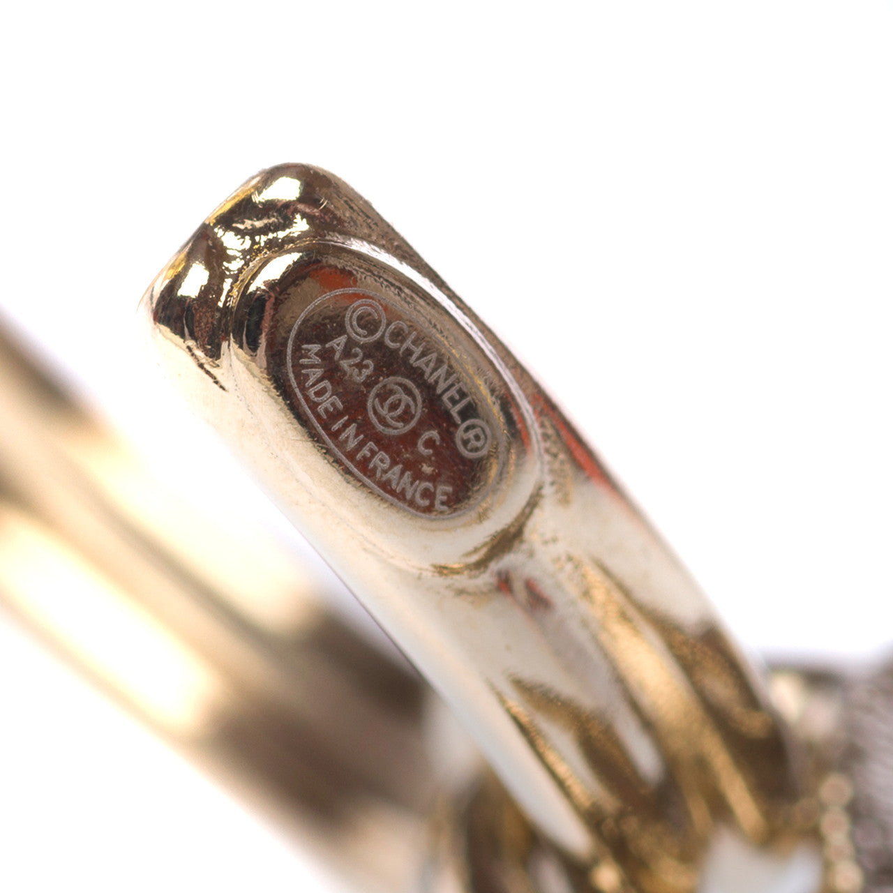 Bijoux CHANEL CC en Métal Doré - 103122