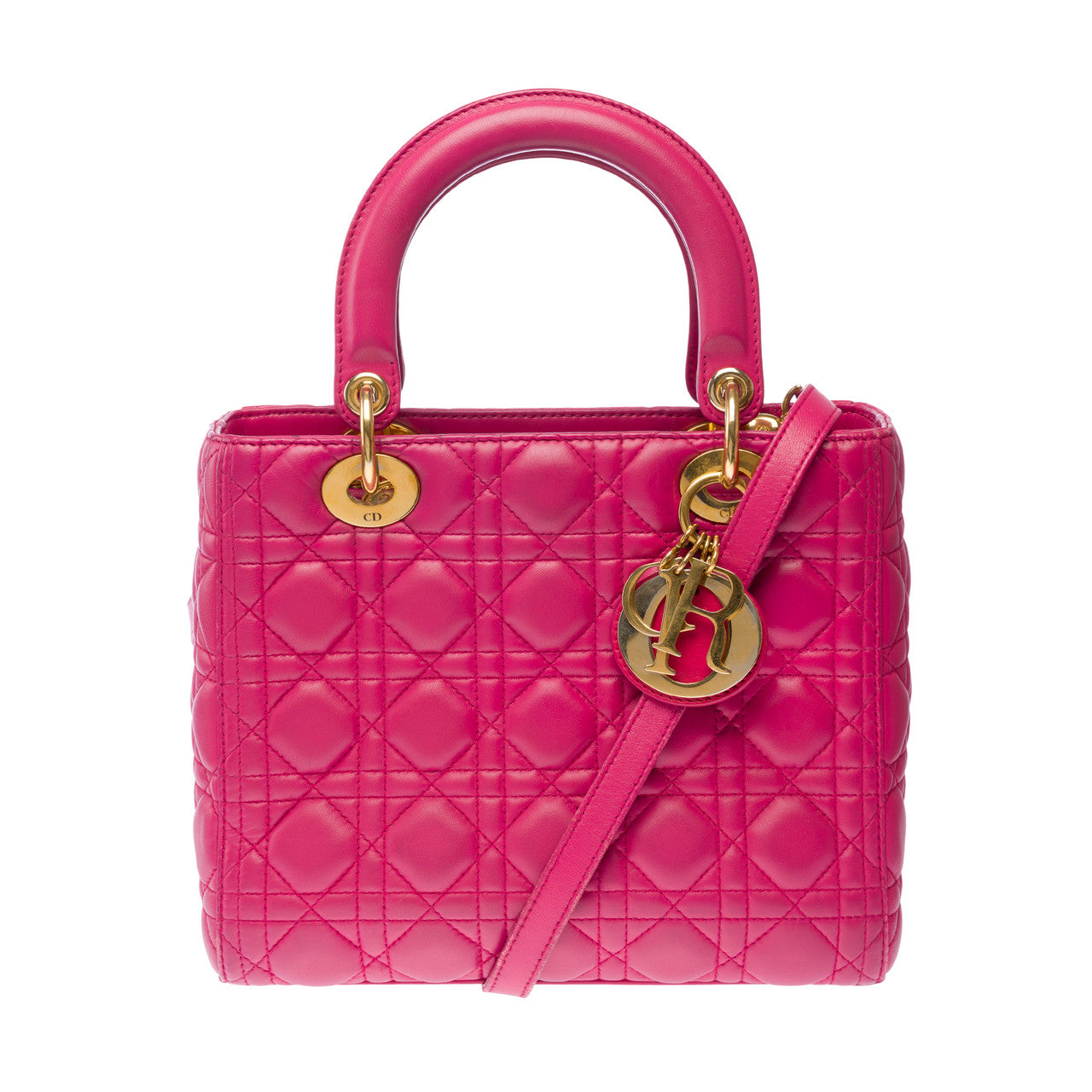 Sac DIOR Lady Dior en Cuir Rose - 103127