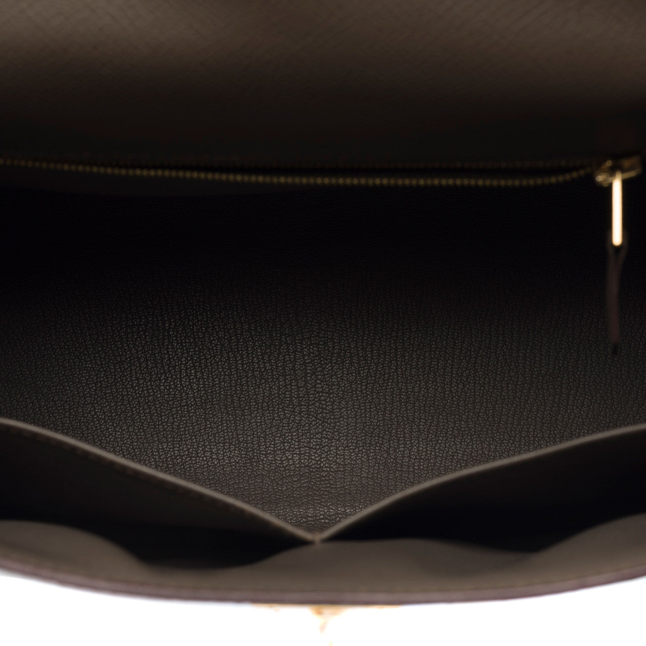 Sac HERMES Kelly 28 en Cuir Gris - 103124