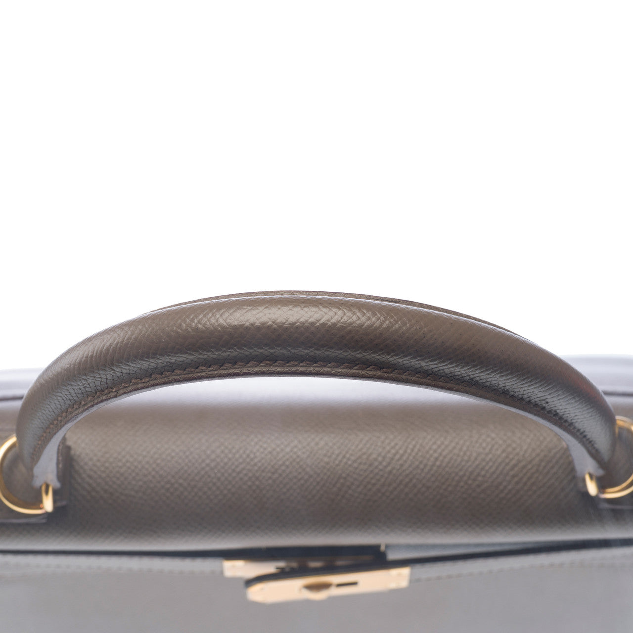 Sac HERMES Kelly 28 en Cuir Gris - 103124