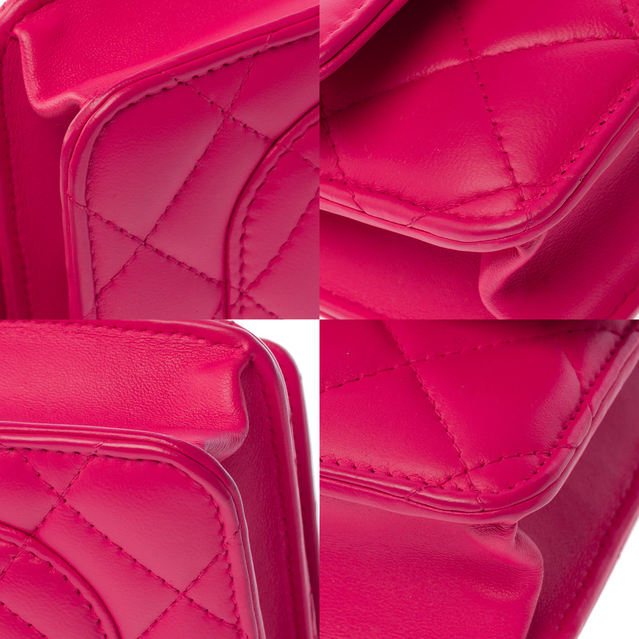 Sac CHANEL Wallet on Chain en Cuir Rose - 103069