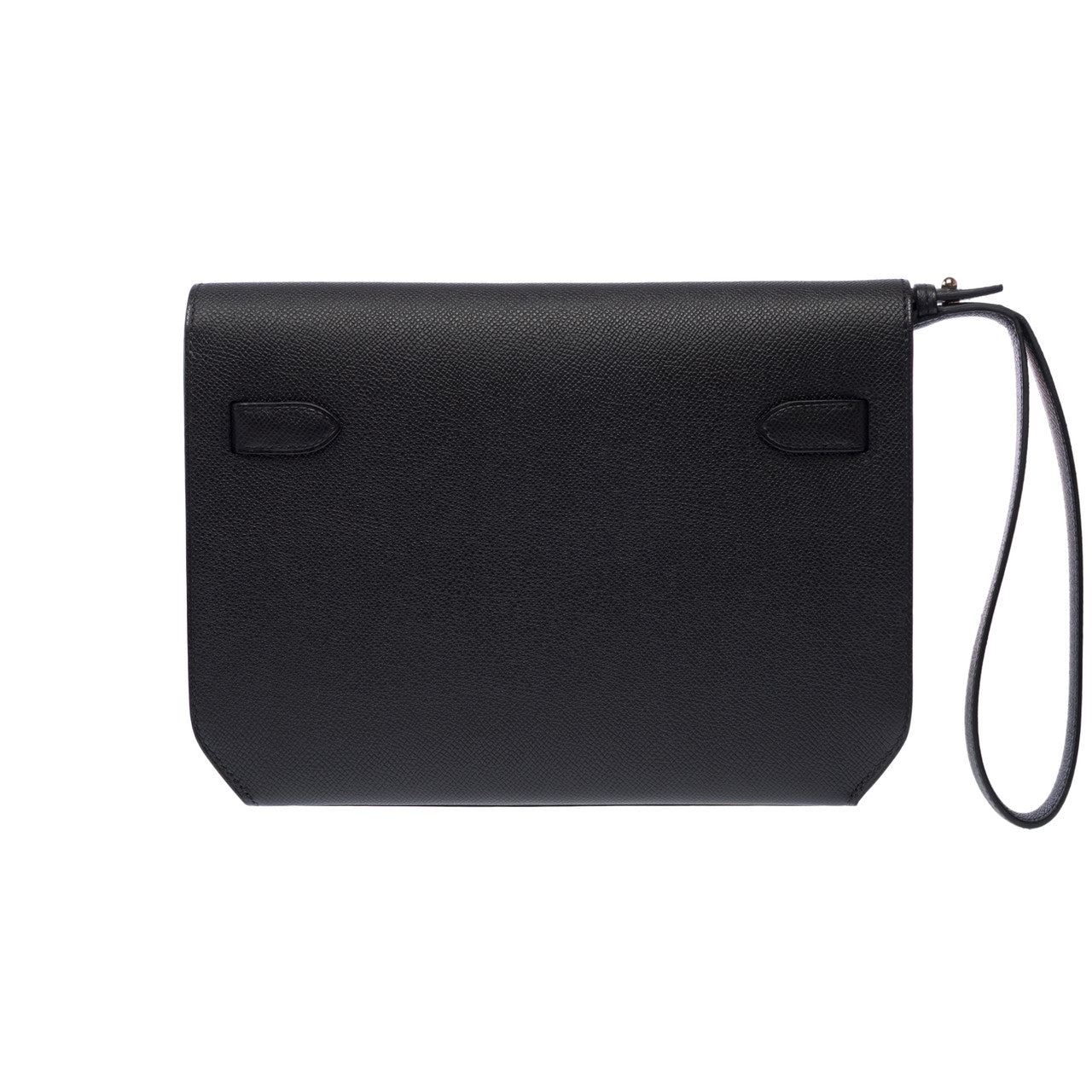 Sac HERMES Kelly Depeches en Cuir Noir - 103161