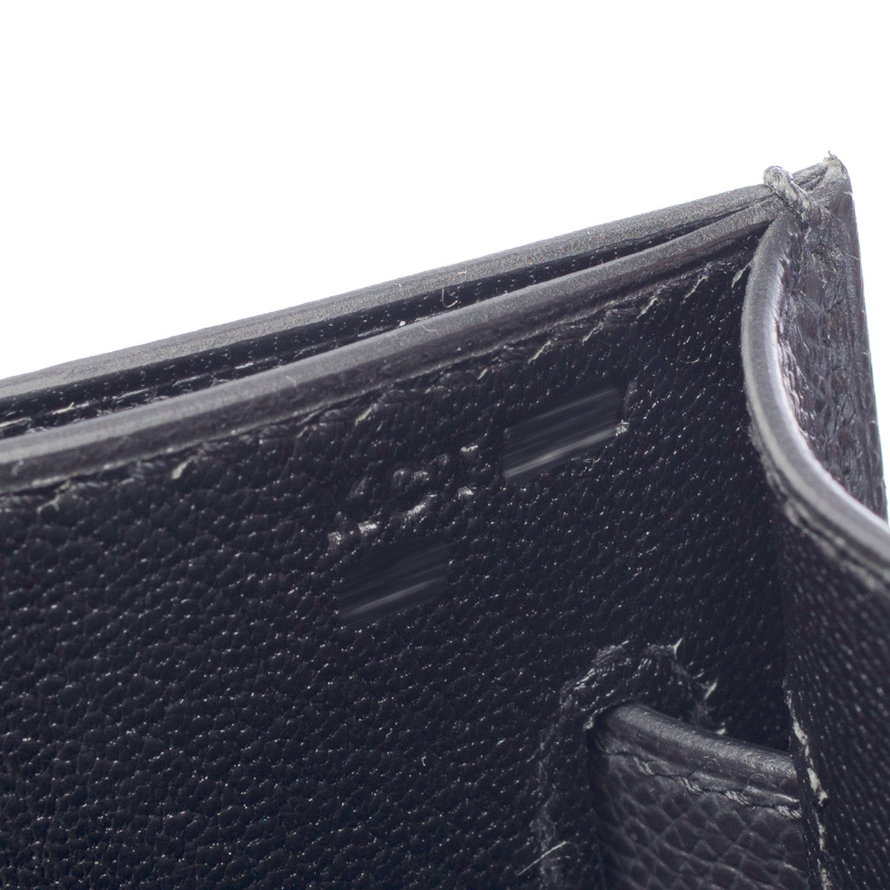 Sac HERMES Kelly Depeches en Cuir Noir - 103161