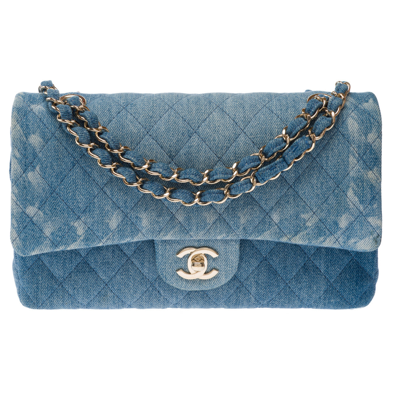 CHANEL Timeless/Classic Denim Bag in Blue - 103153