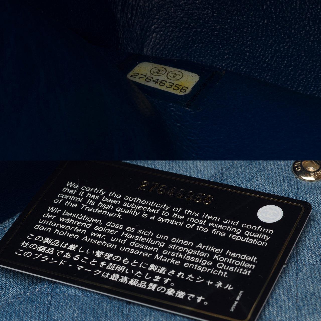 CHANEL Timeless/Classic Denim Bag in Blue - 103153