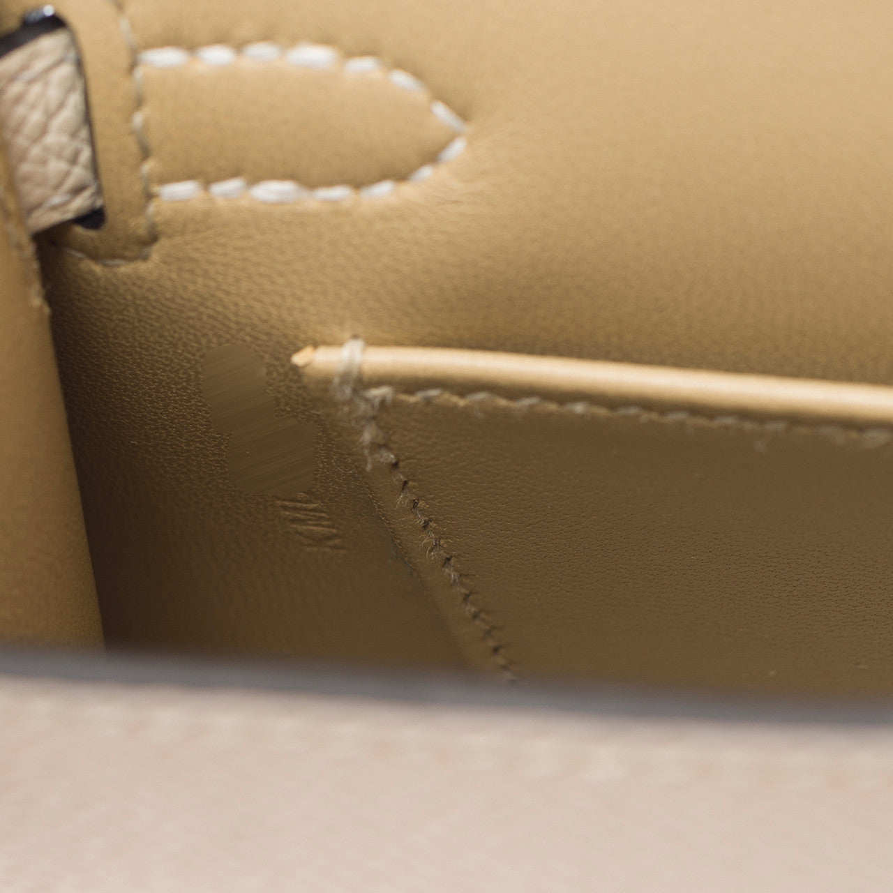 Sac HERMES Kelly Mini en Cuir Étoupe - 103177