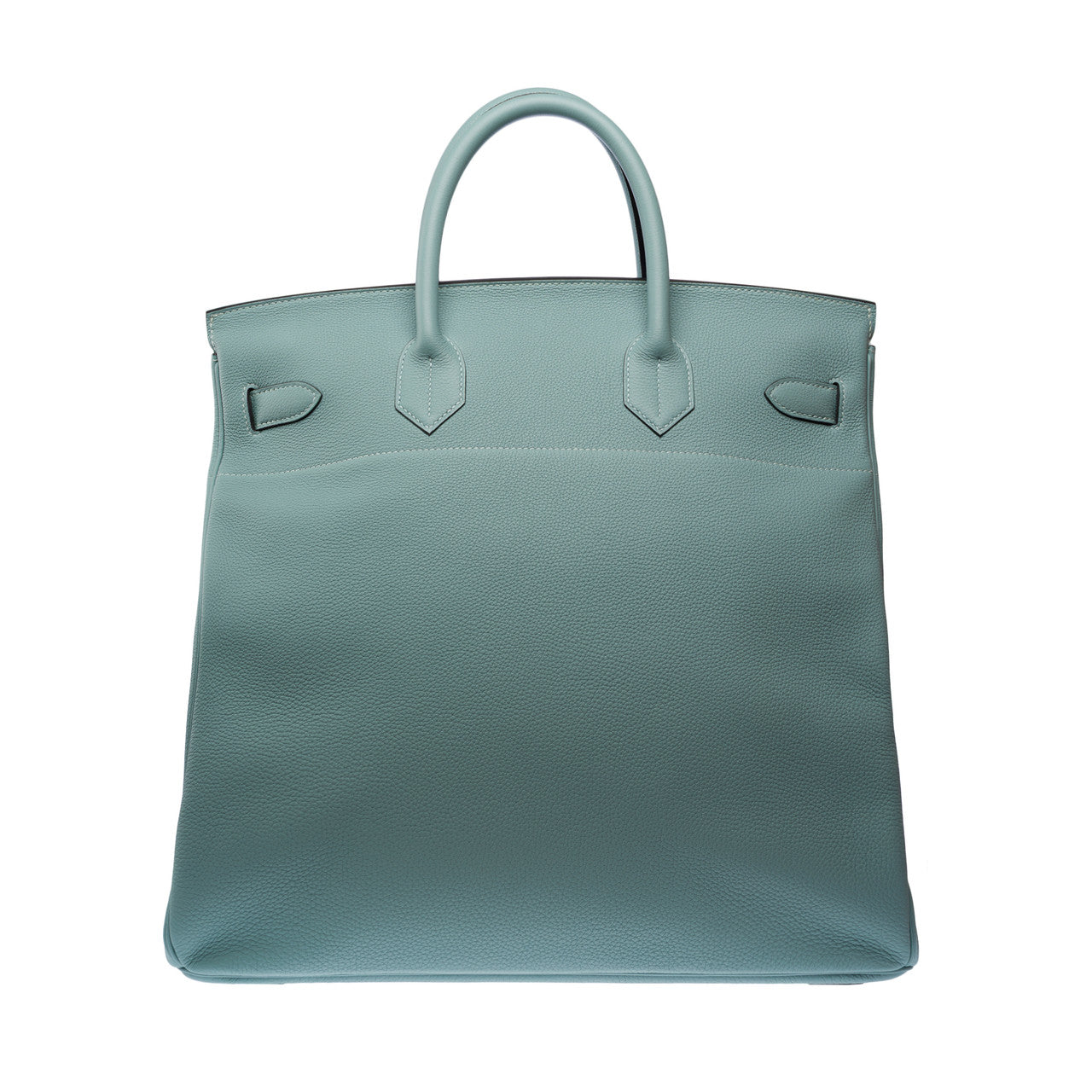 Sac HERMES Haut a Courroies en Cuir Bleu - 103133