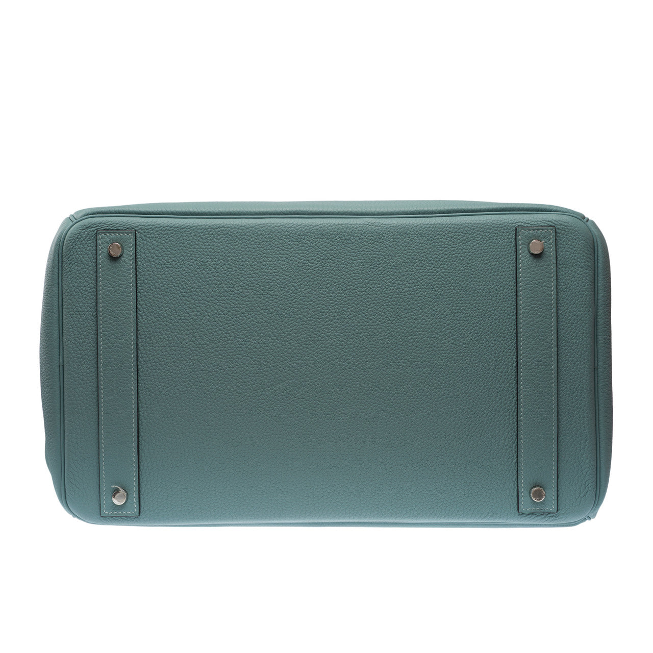 Sac HERMES Haut a Courroies en Cuir Bleu - 103133