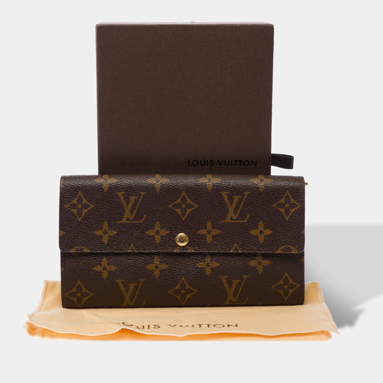 LOUIS VUITTON Sarah accessory in brown canvas - 103175