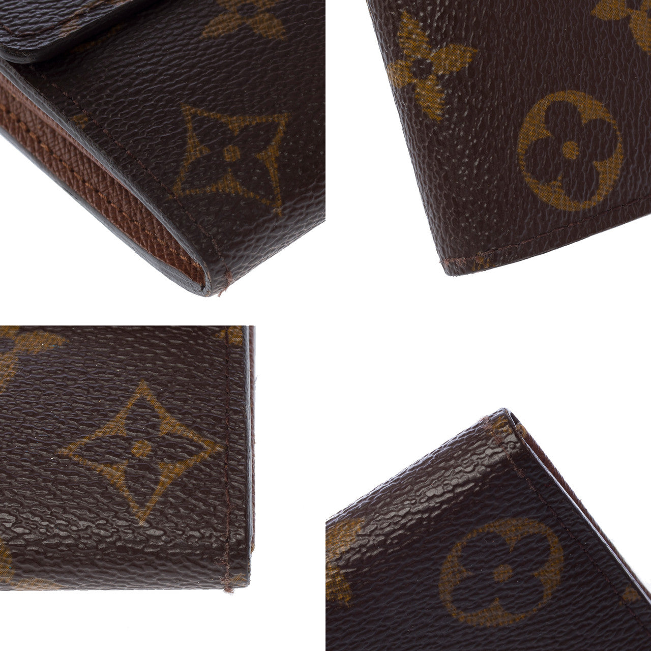 LOUIS VUITTON Sarah accessory in brown canvas - 103175