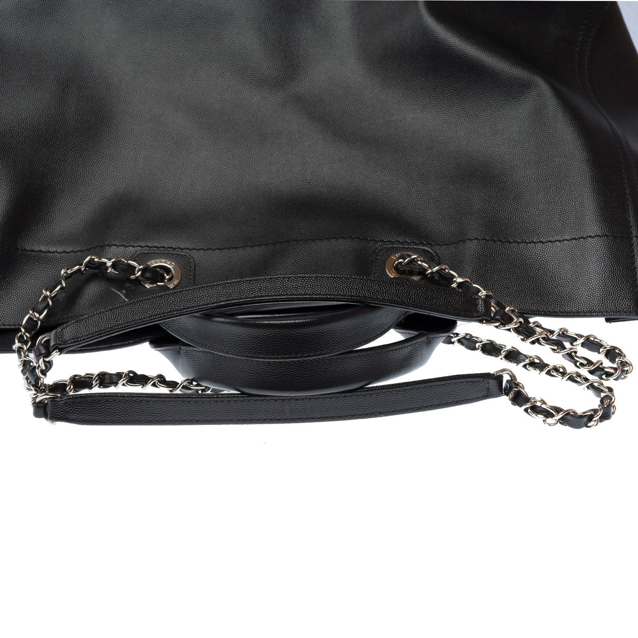 Sac CHANEL Deauville en Cuir Noir - 103159