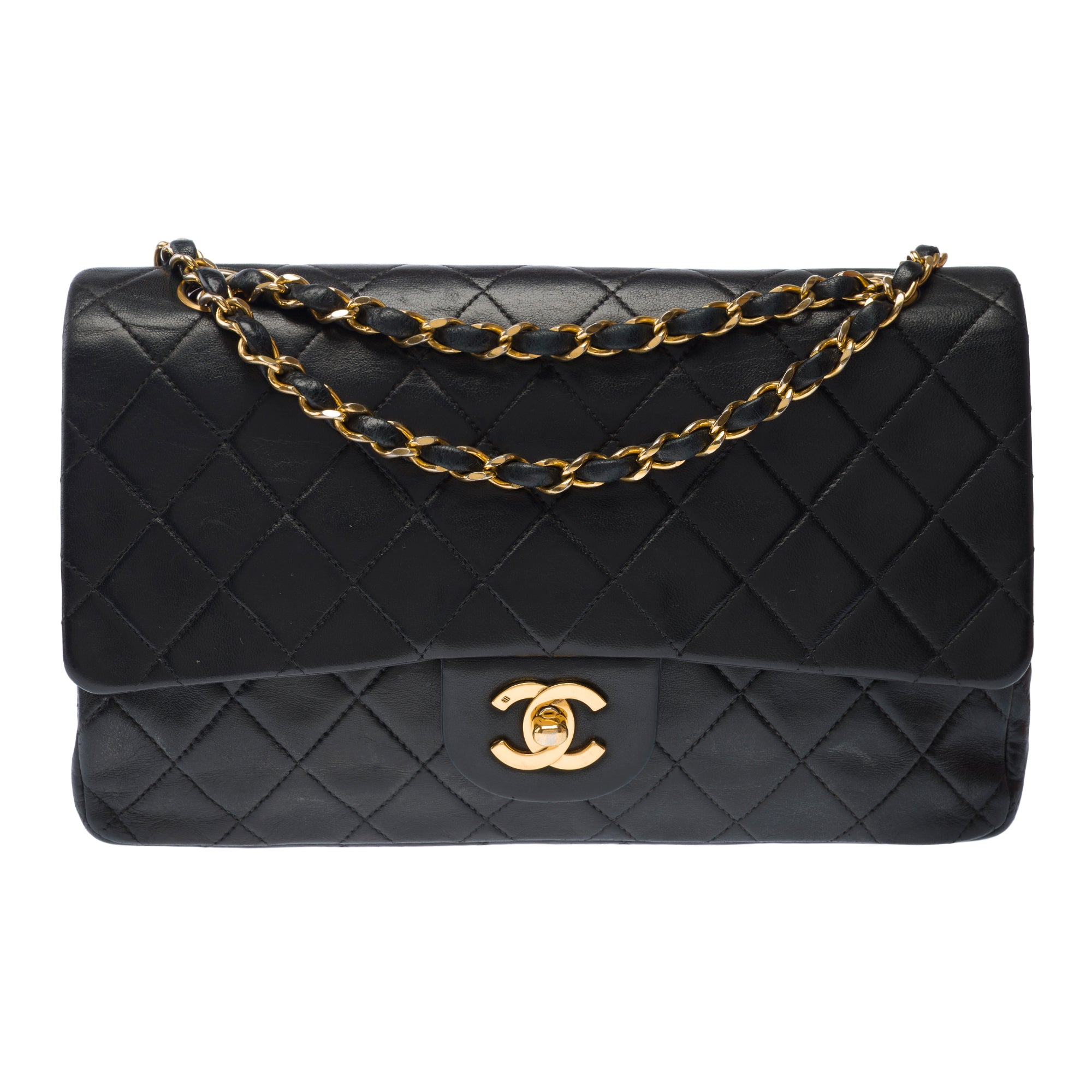 Sac CHANEL Timeless/Classique en Cuir Noir - 103155