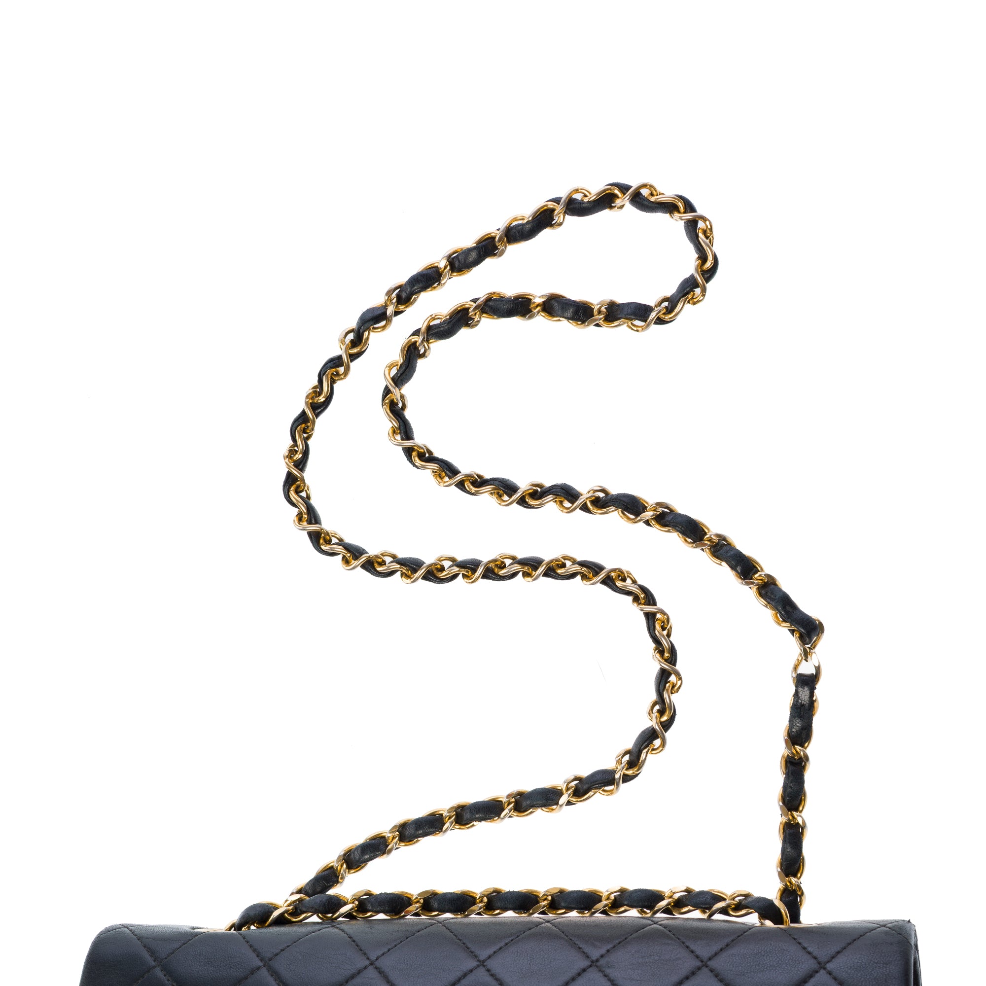 Sac CHANEL Timeless/Classique en Cuir Noir - 103155