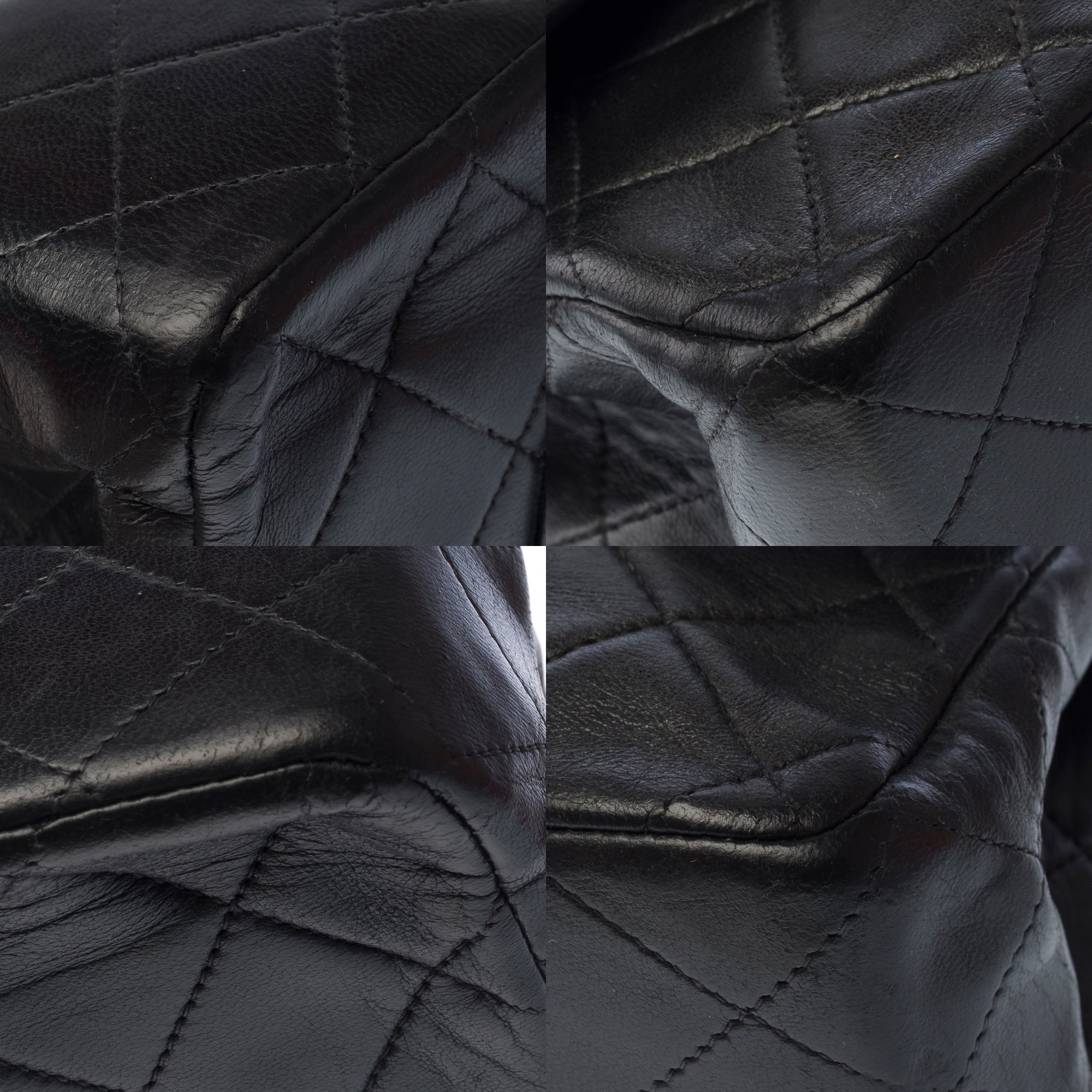 Sac CHANEL Timeless/Classique en Cuir Noir - 103155