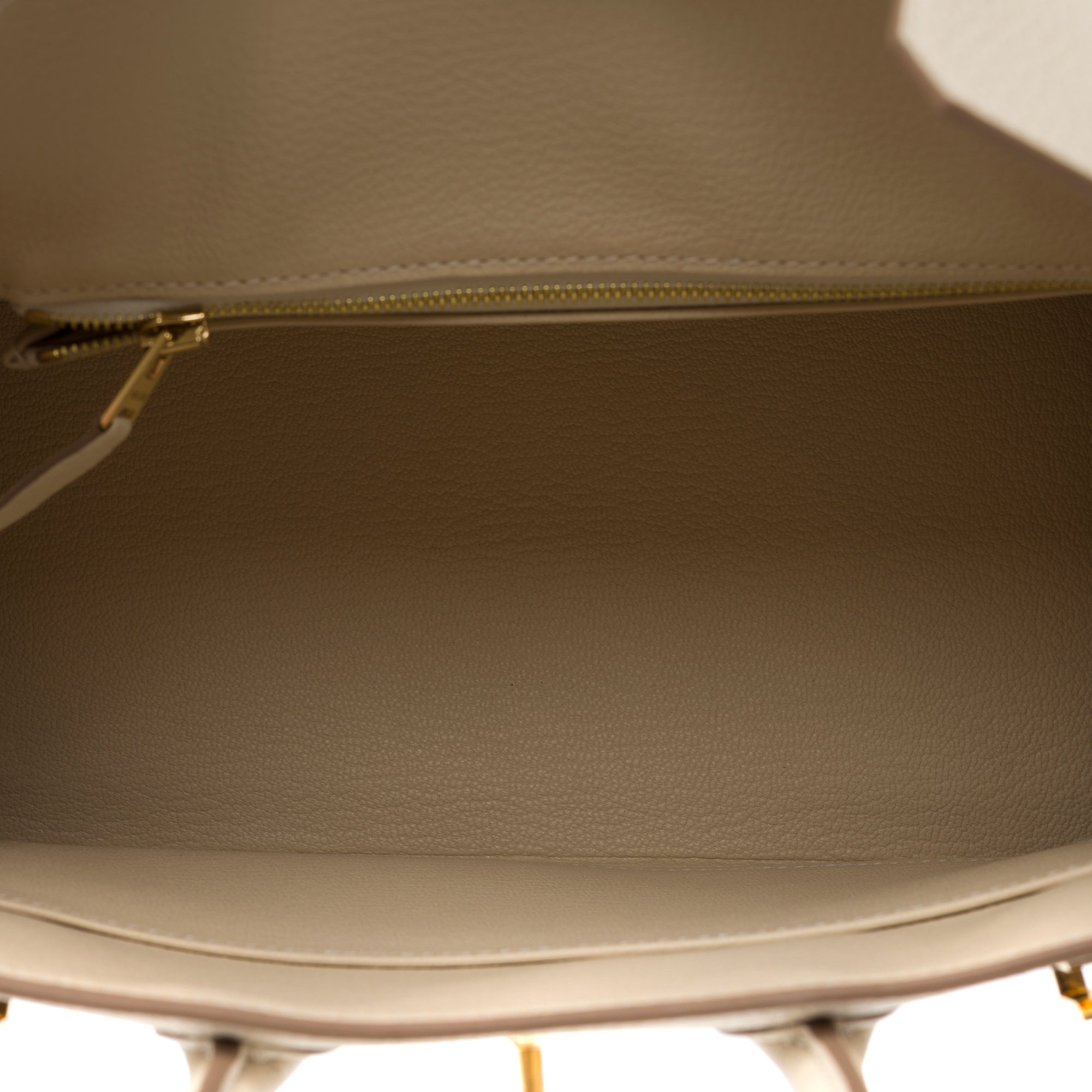 Sac HERMES Birkin 25 en Cuir Blanc - 103187