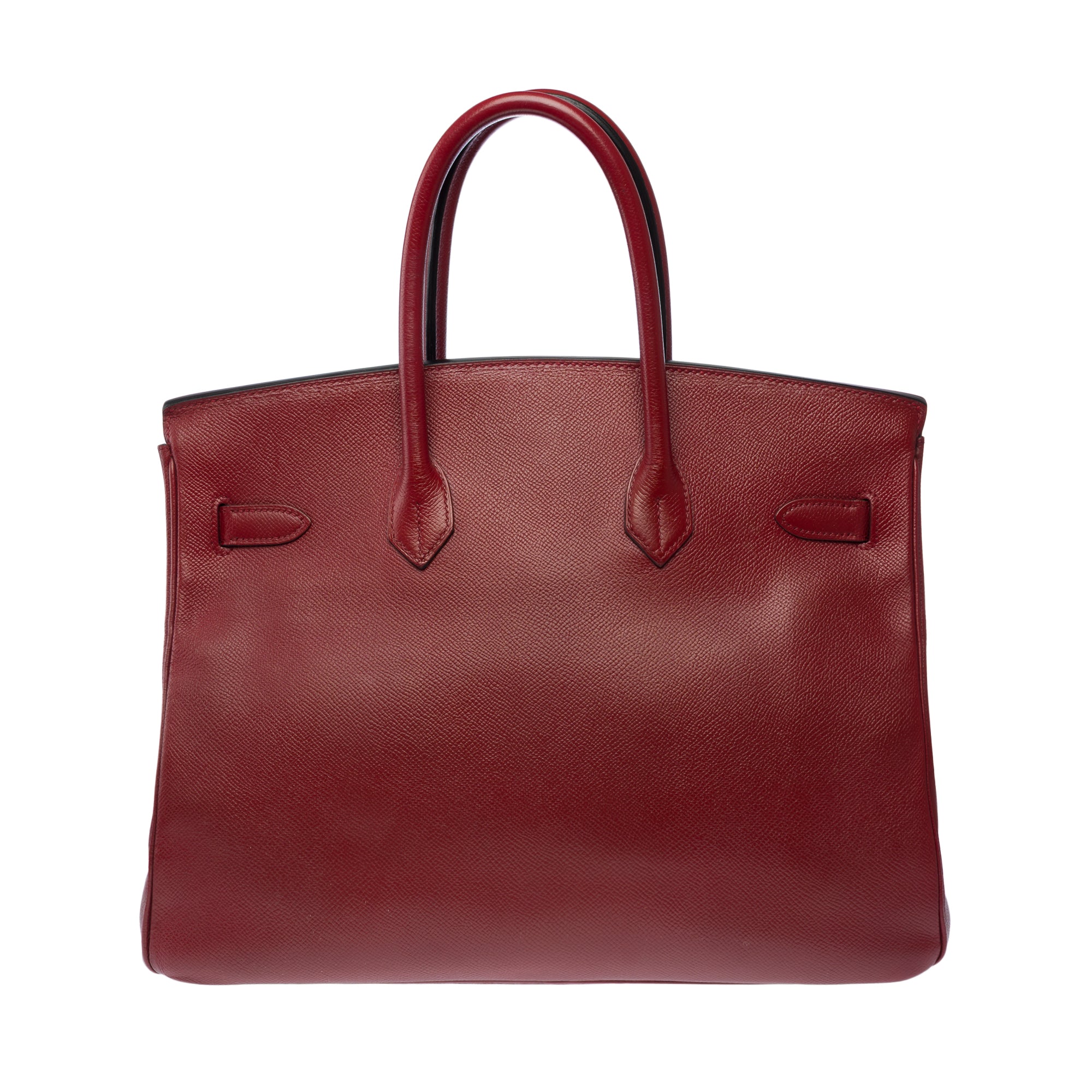 Sac HERMES Birkin 35 en Cuir Rouge - 103202