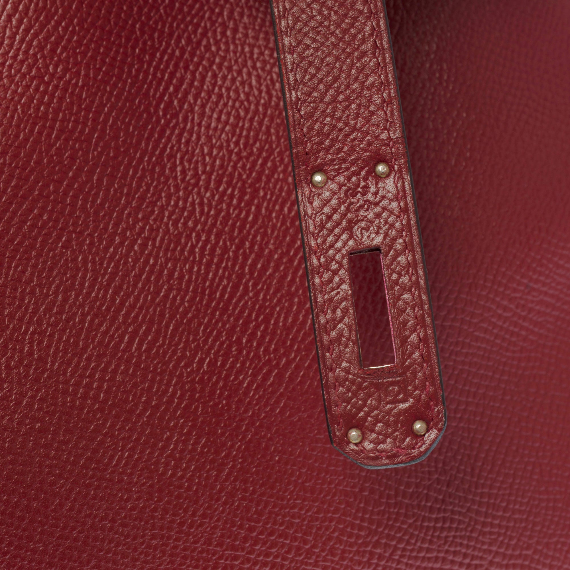 Sac HERMES Birkin 35 en Cuir Rouge - 103202