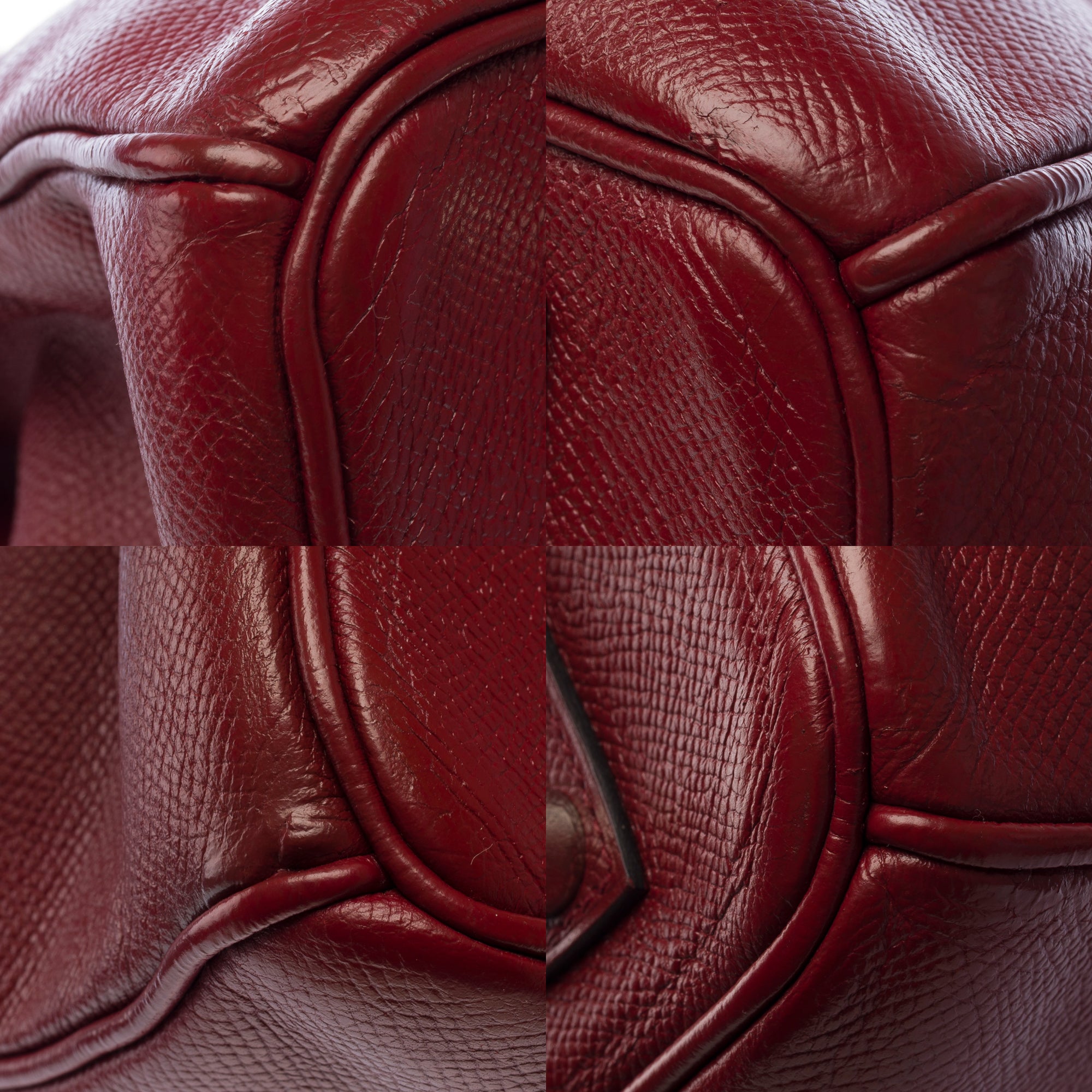 Sac HERMES Birkin 35 en Cuir Rouge - 103202