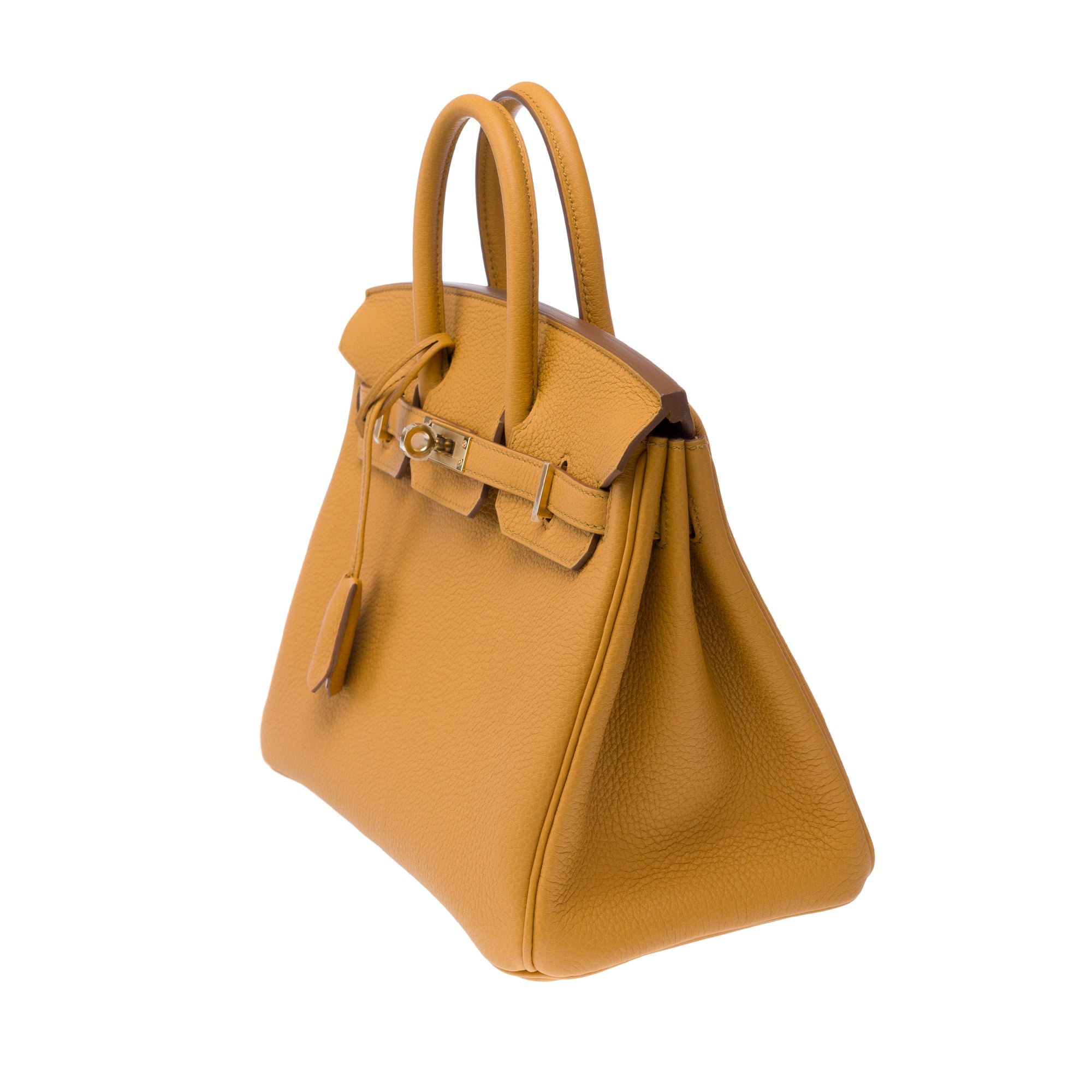 Sac HERMES Birkin 25 en Cuir Beige - 103200
