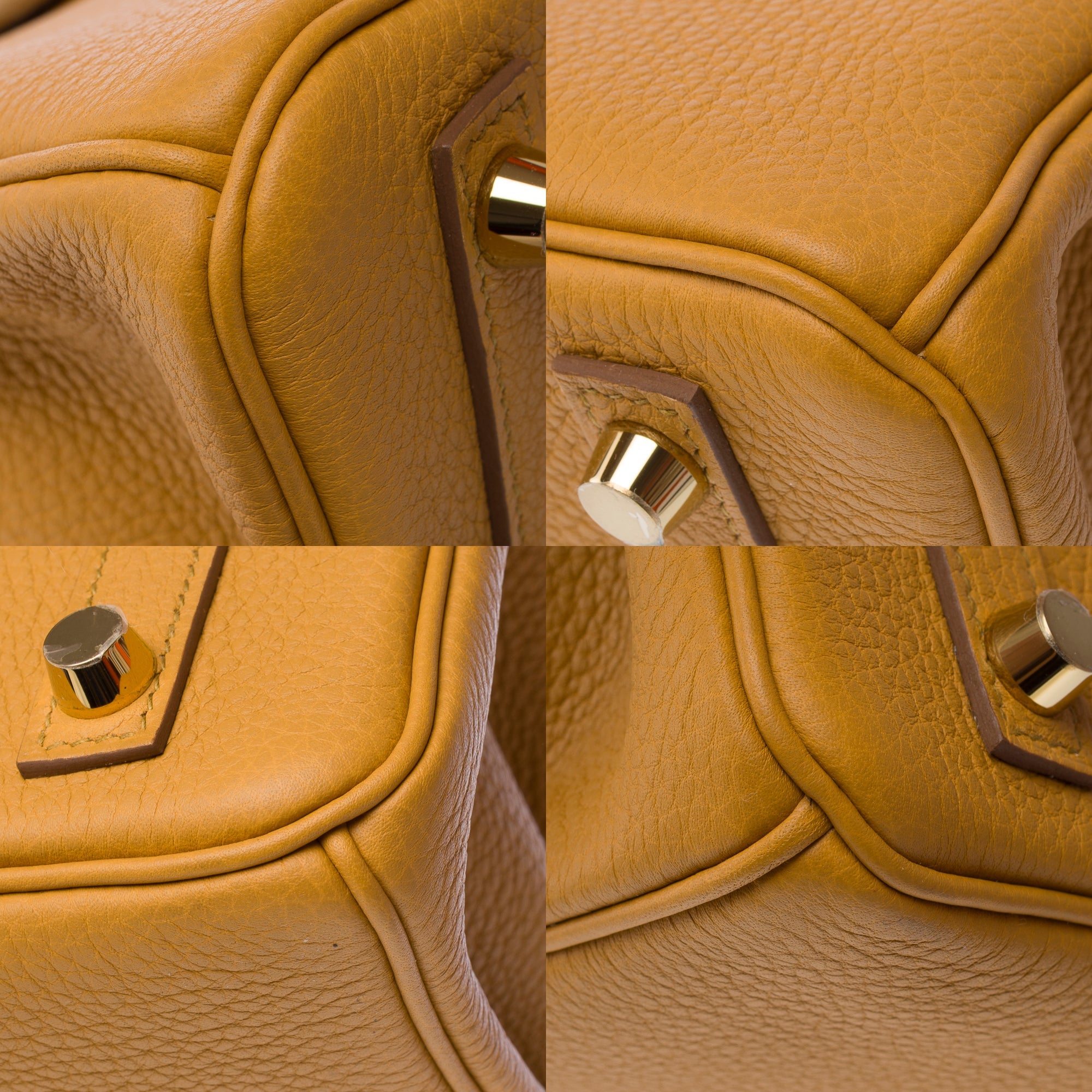 Sac HERMES Birkin 25 en Cuir Beige - 103200
