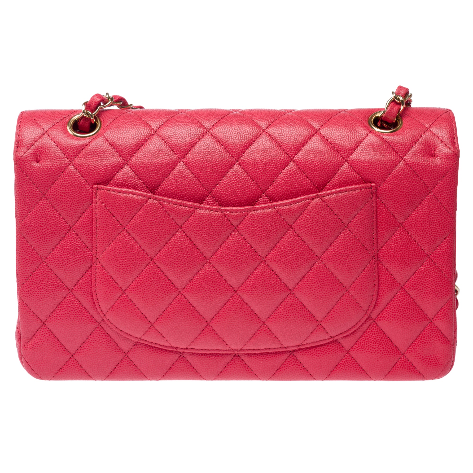 Sac CHANEL Timeless/Classique en Cuir Rose - 103196