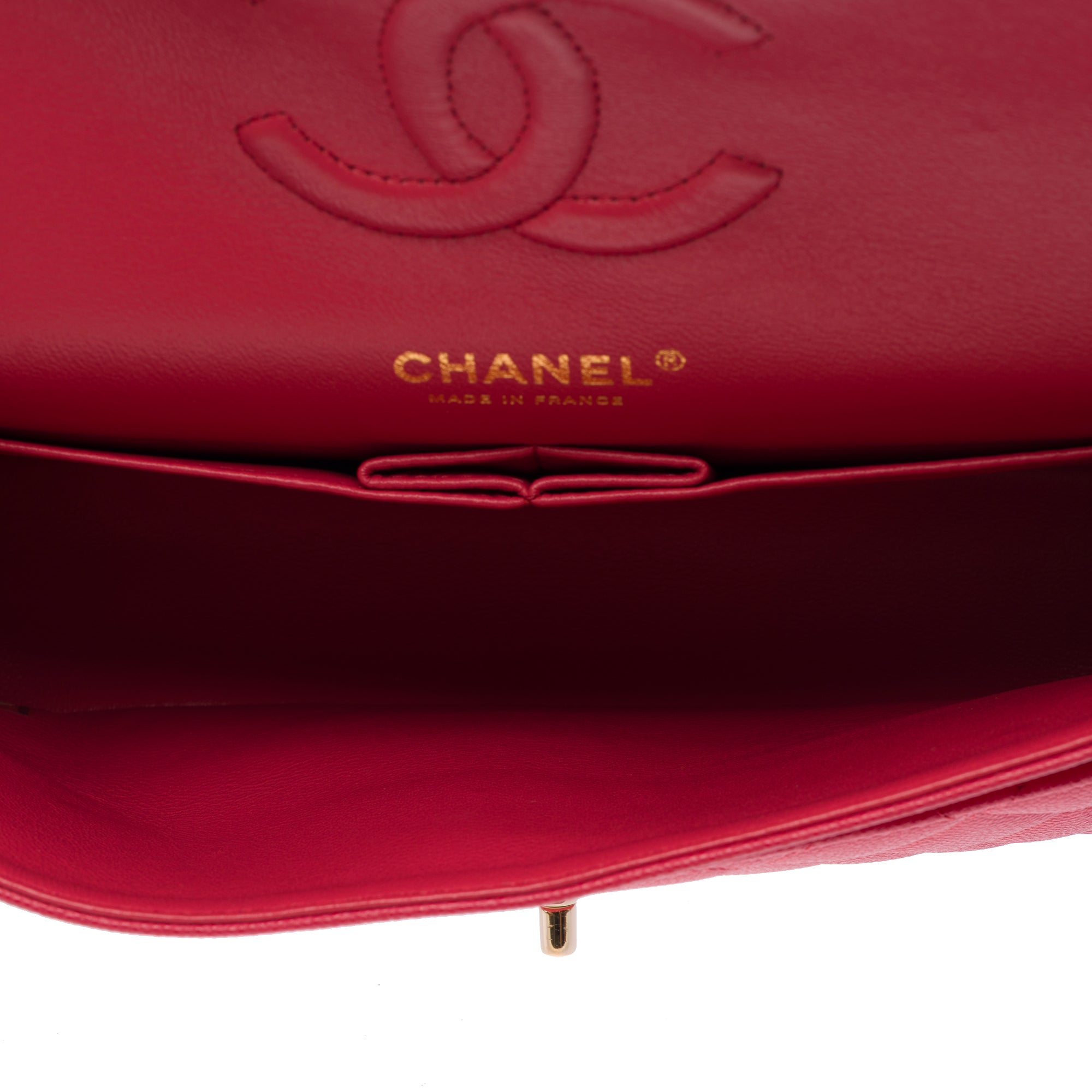 Sac CHANEL Timeless/Classique en Cuir Rose - 103196