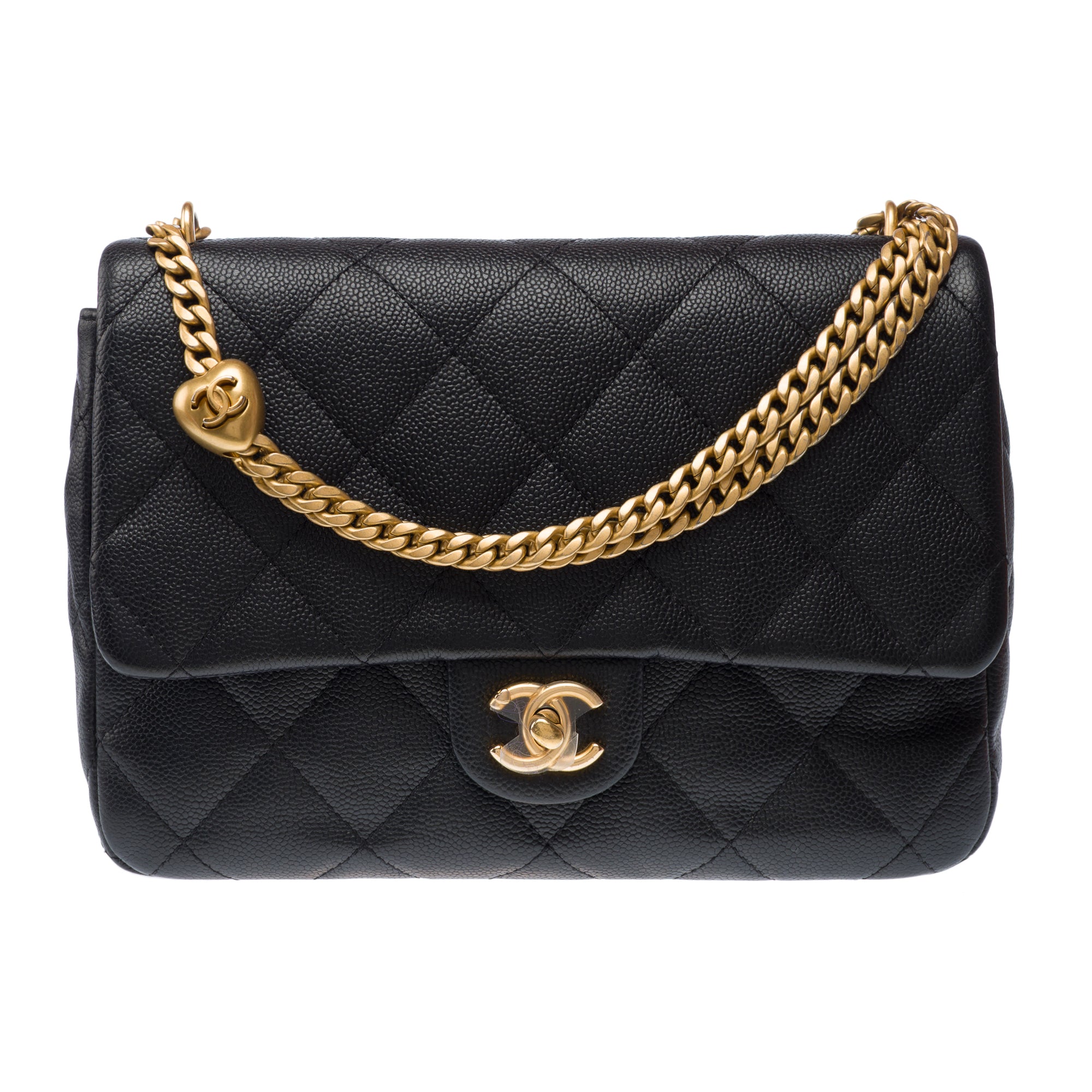 Sac CHANEL Timeless/Classique en Cuir Noir - 103195