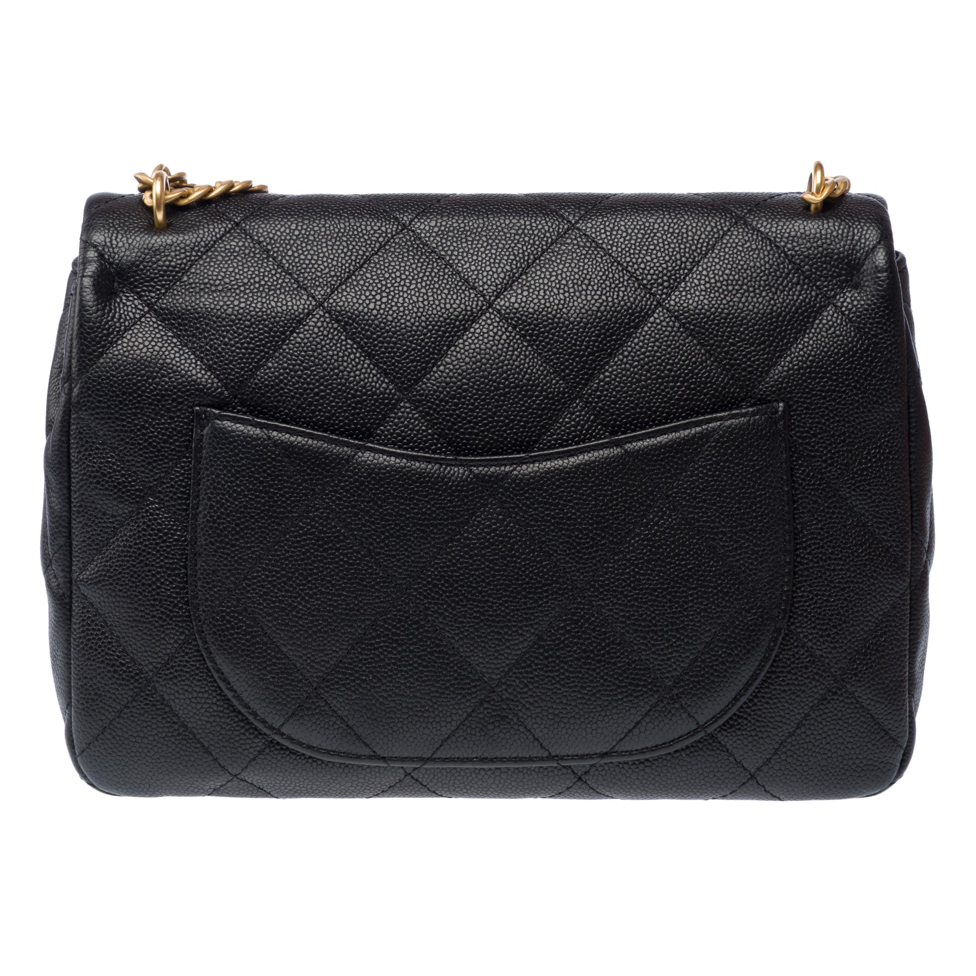 Sac CHANEL Timeless/Classique en Cuir Noir - 103195