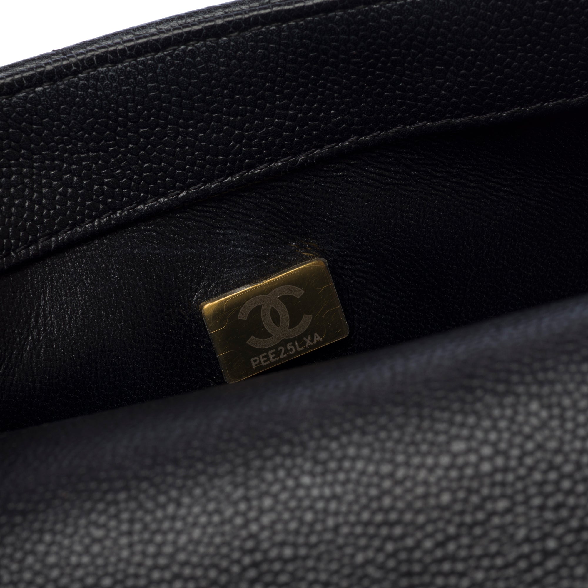 Sac CHANEL Timeless/Classique en Cuir Noir - 103195