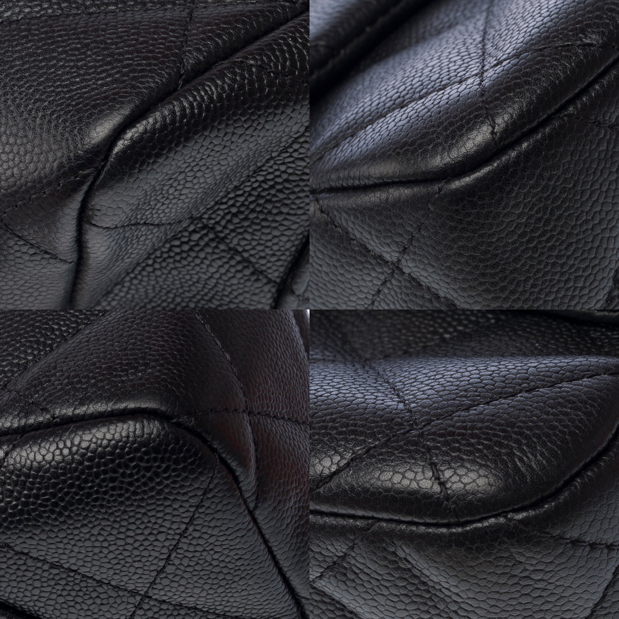 Sac CHANEL Timeless/Classique en Cuir Noir - 103195