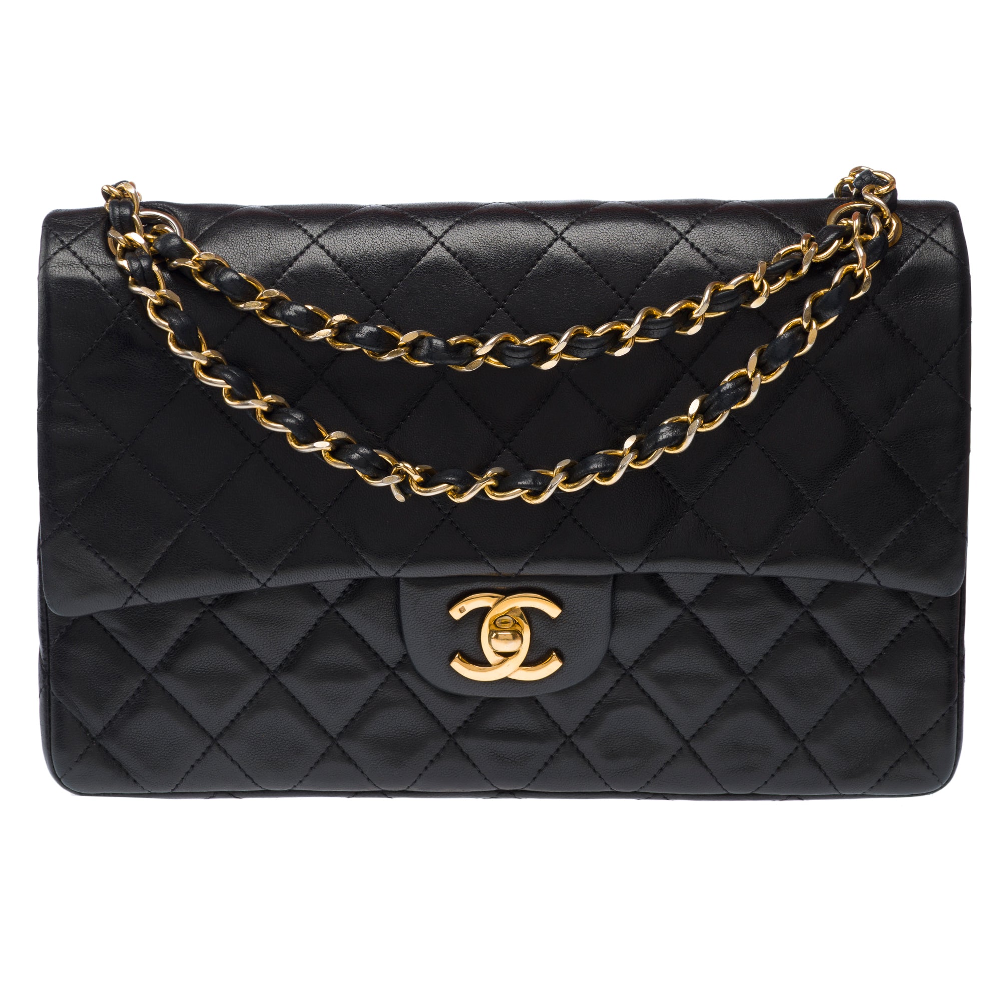 CHANEL Timeless/Classique Bag in Black Leather - 103154