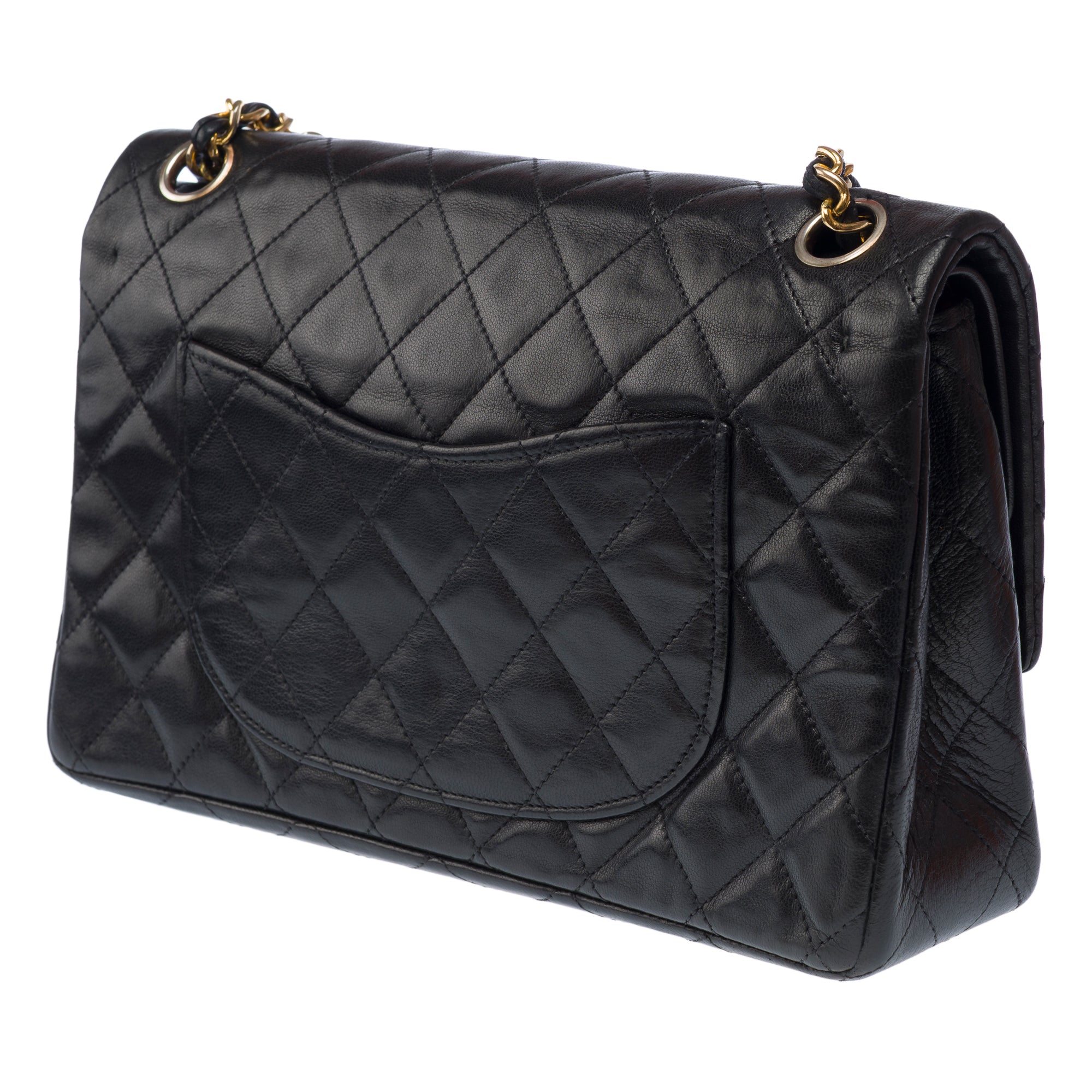 Sac CHANEL Timeless/Classique en Cuir Noir - 103154