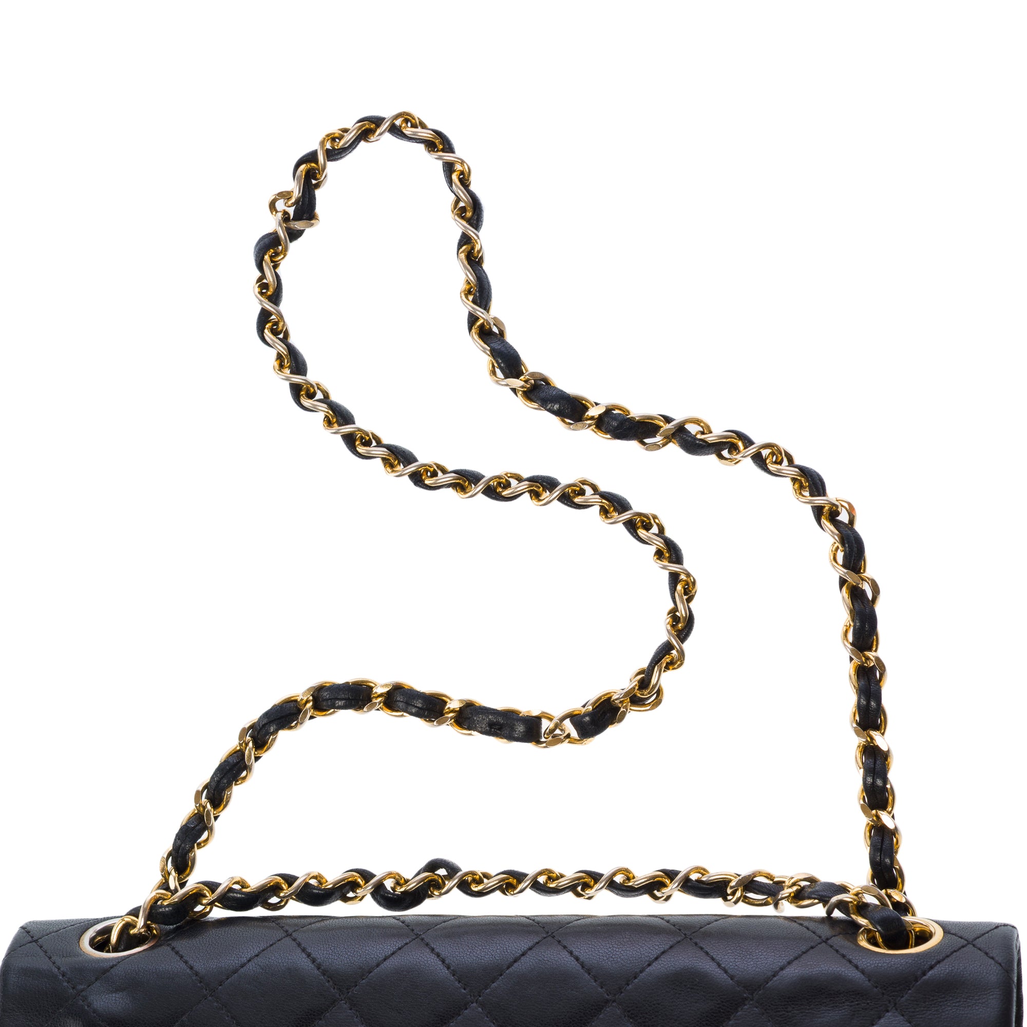 Sac CHANEL Timeless/Classique en Cuir Noir - 103154