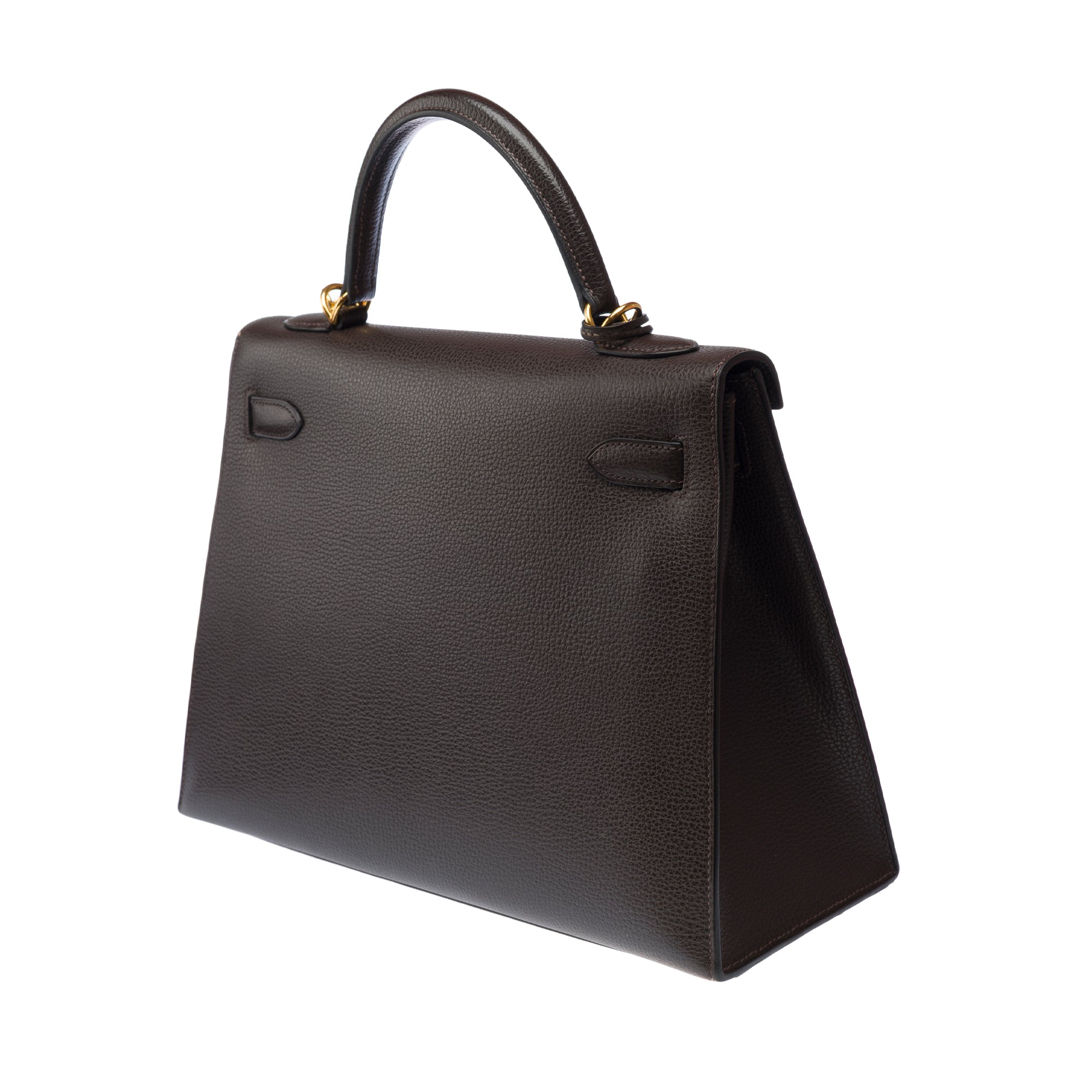 Sac HERMES Kelly 32 en Cuir Marron - 103206