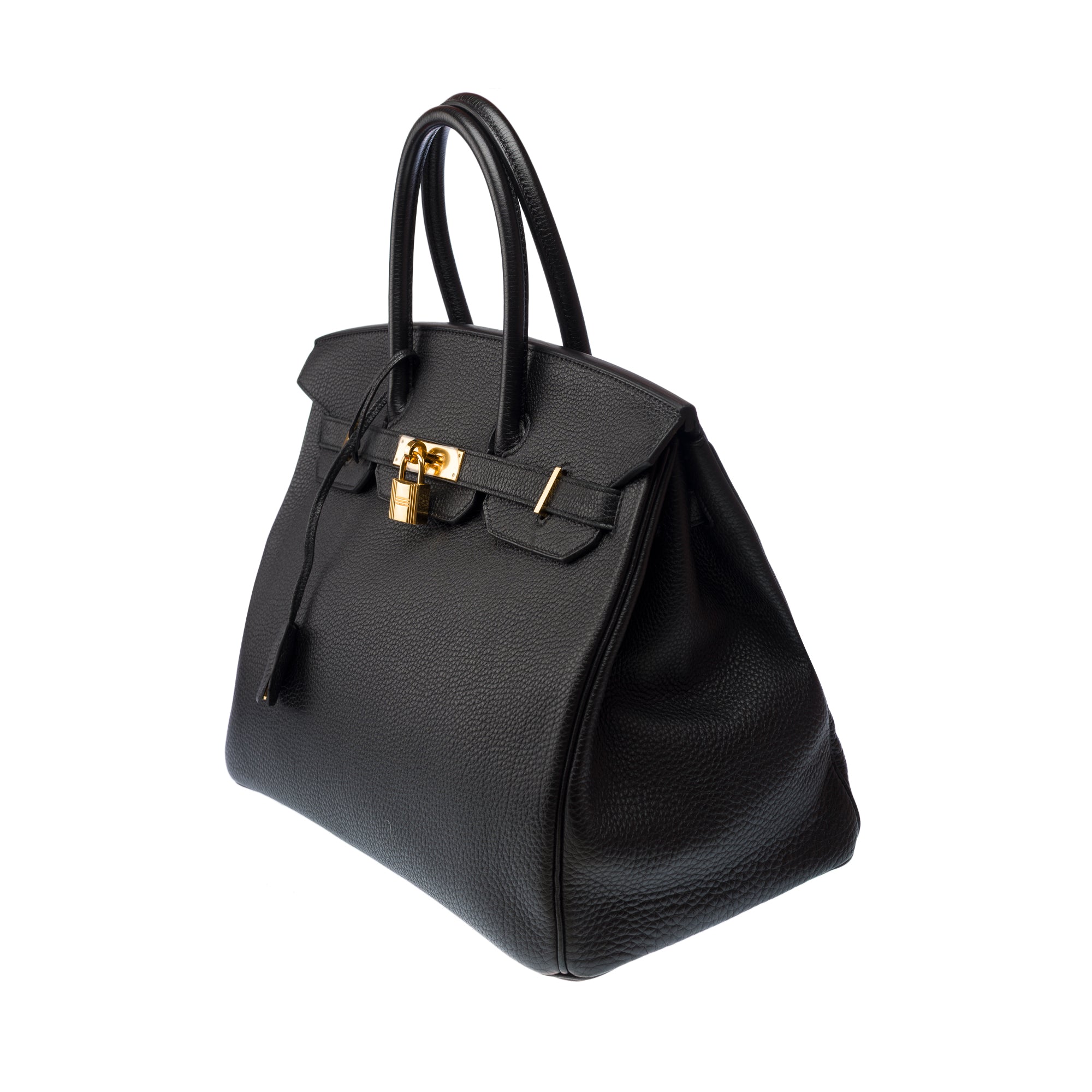 Sac HERMES Birkin 35 en Cuir Noir - 103207