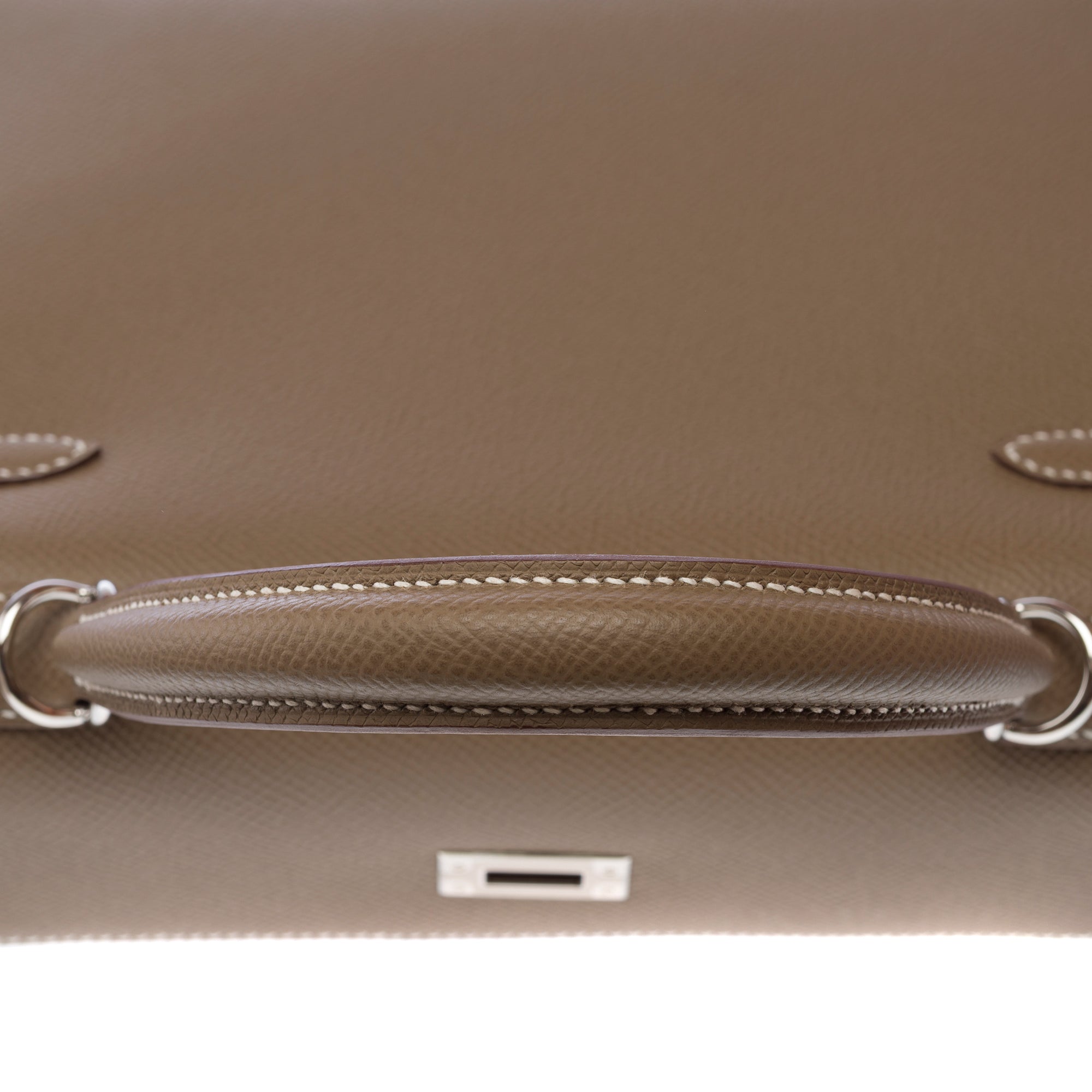 Sac HERMES Kelly 25 en Cuir Étoupe - 103212